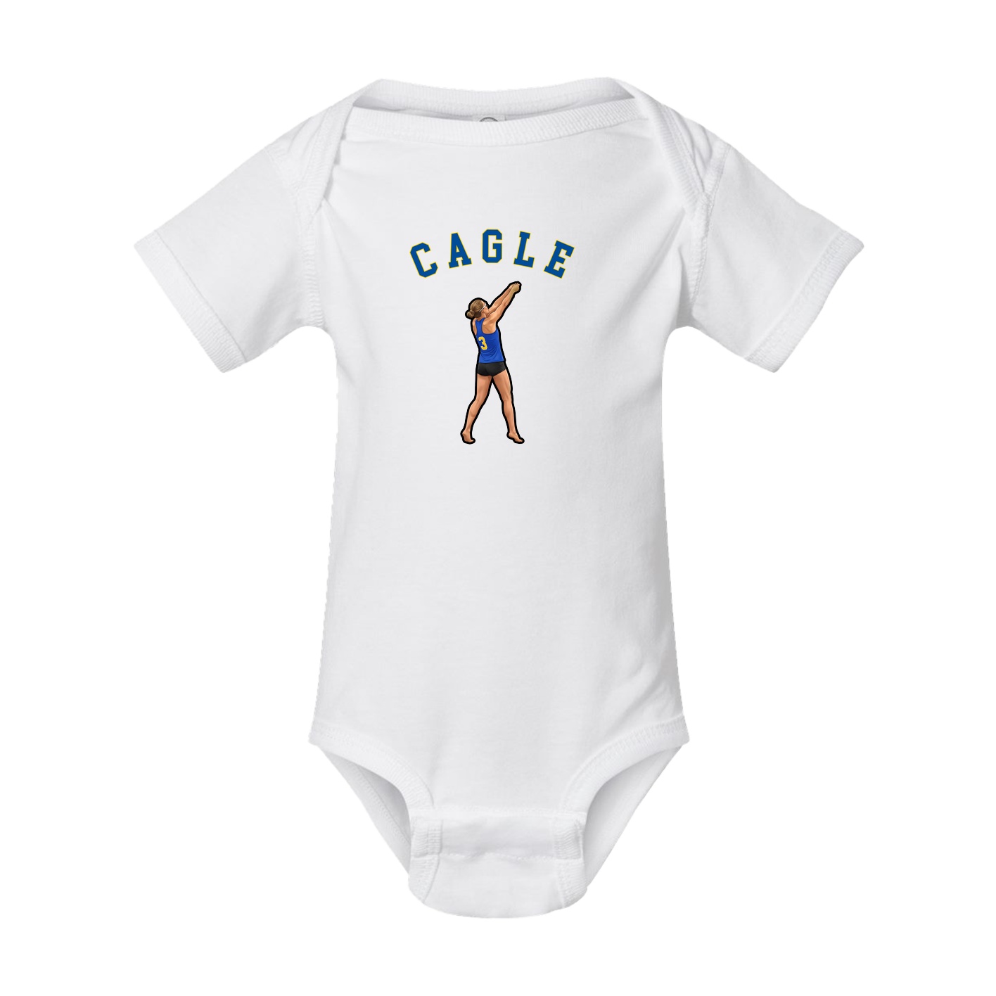 Baby Onesie — Shirsey Arch in White