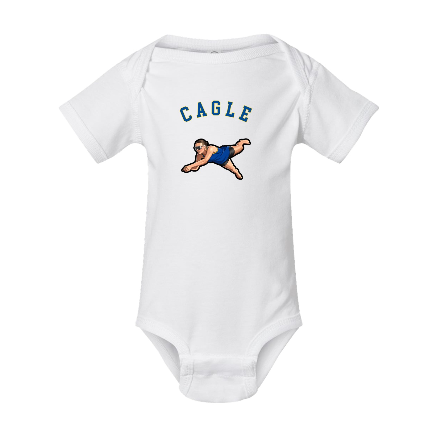 Baby Onesie — Shirsey Arch in White