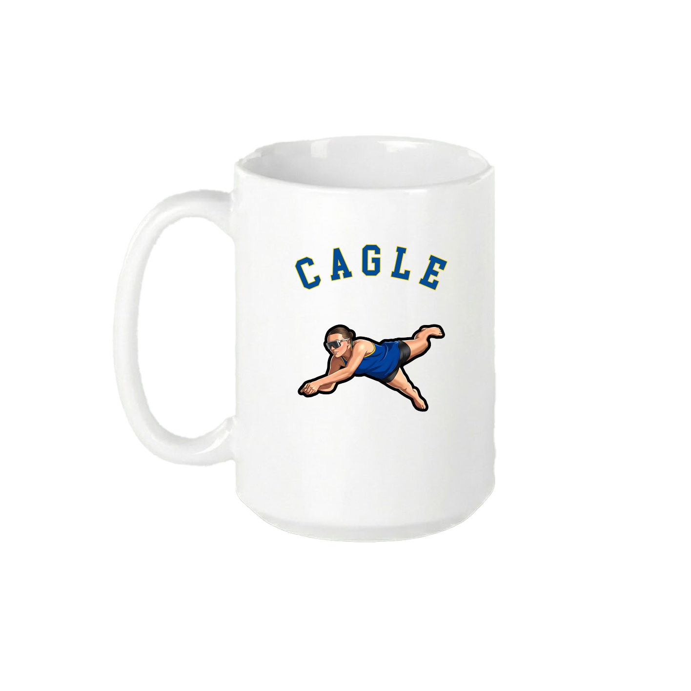 15oz Coffee Mug — Shirsey Arch in White
