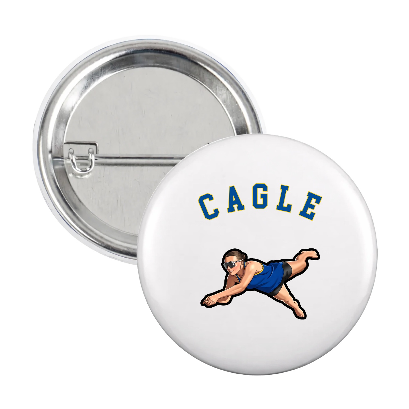 Game Day Button — Shirsey Arch in White