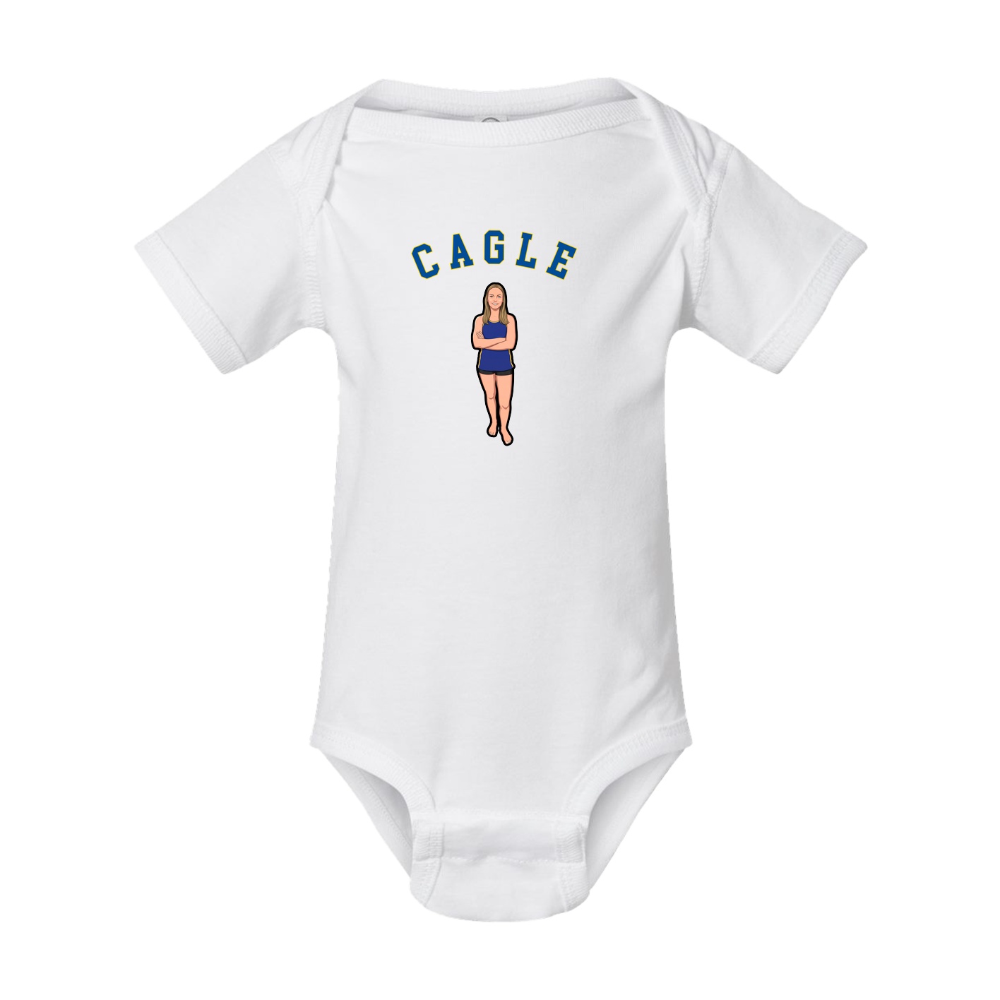 Baby Onesie — Shirsey Arch in White