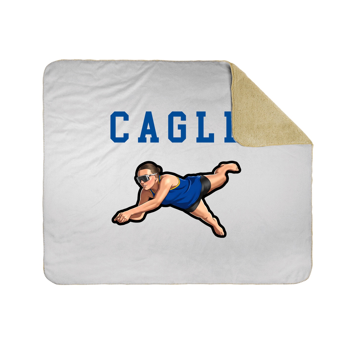 Throw Blanket — Shirsey in White