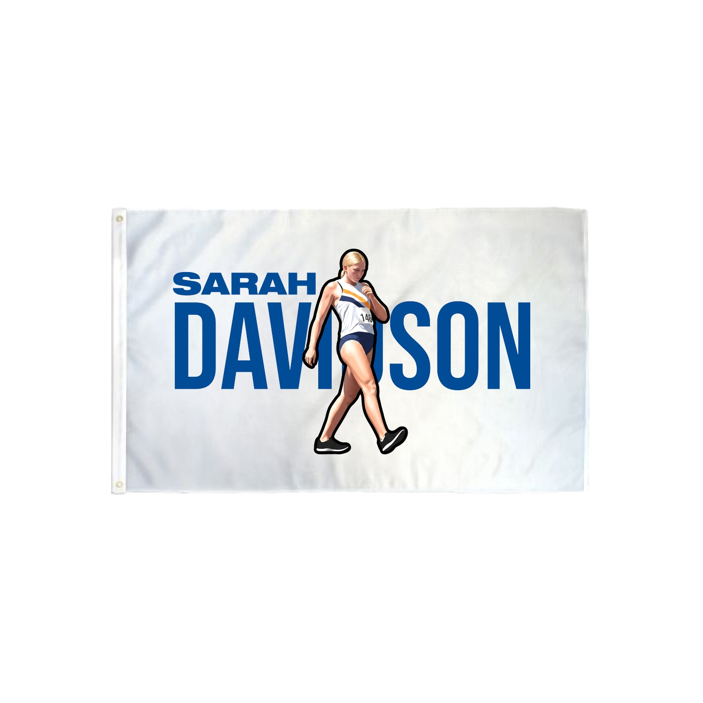 3x5 Flag — Player Name in Classic