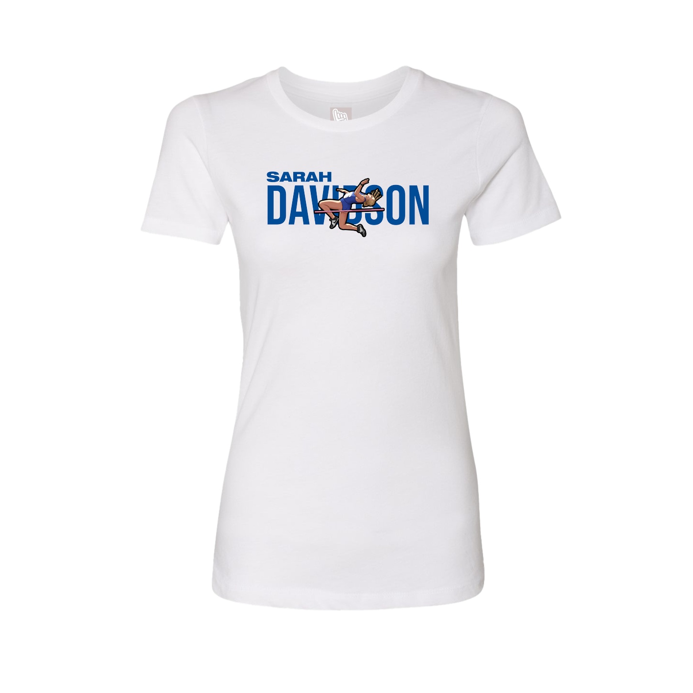 Womens Tee — Player Name in White