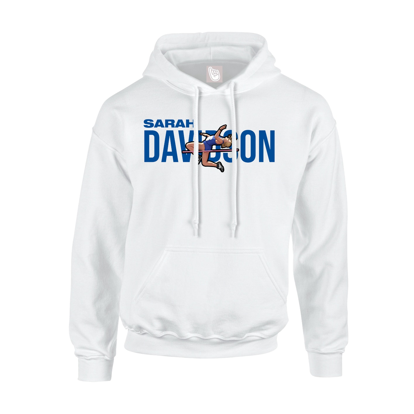 Hoodie — Player Name in White