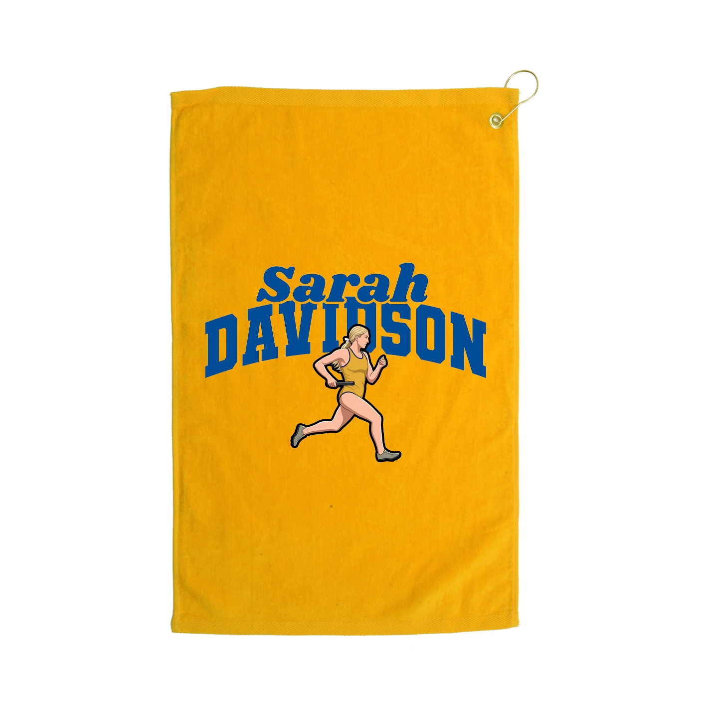 Golf Towel — Signature Arch in Gold