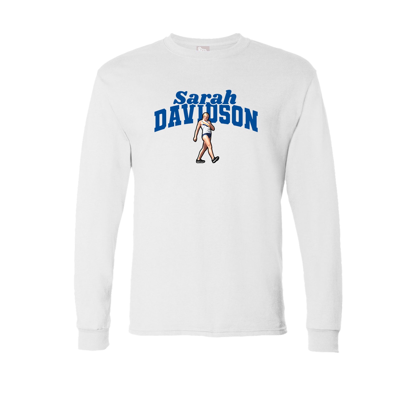 Long Sleeve Tee — Signature Arch in White