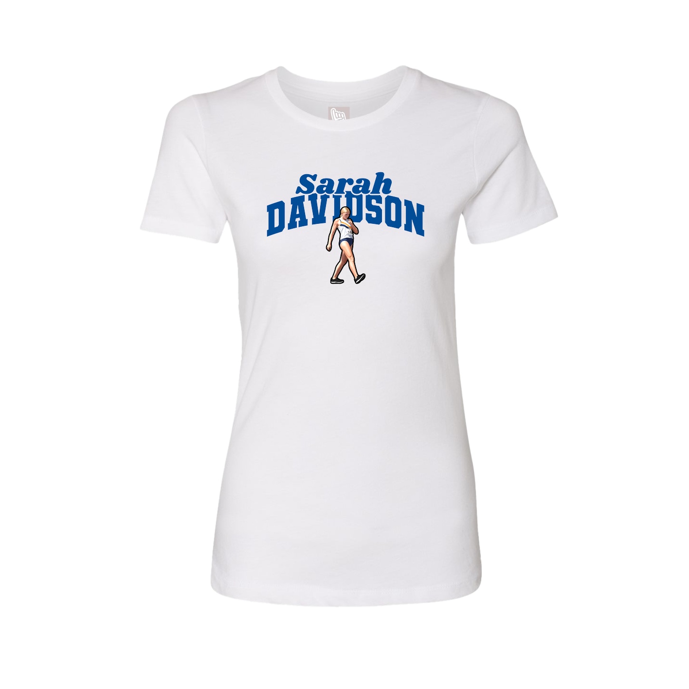 Womens Tee — Signature Arch in White