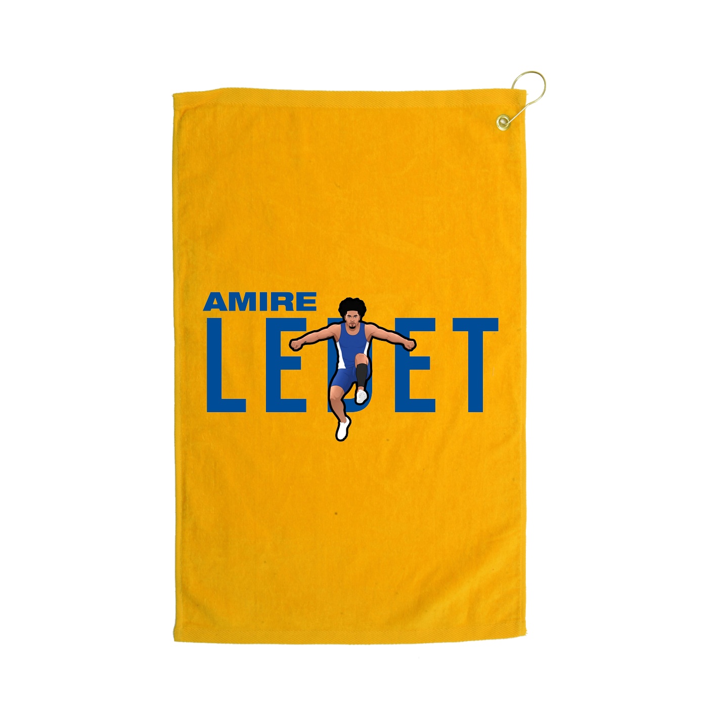 Golf Towel — Player Name in Gold