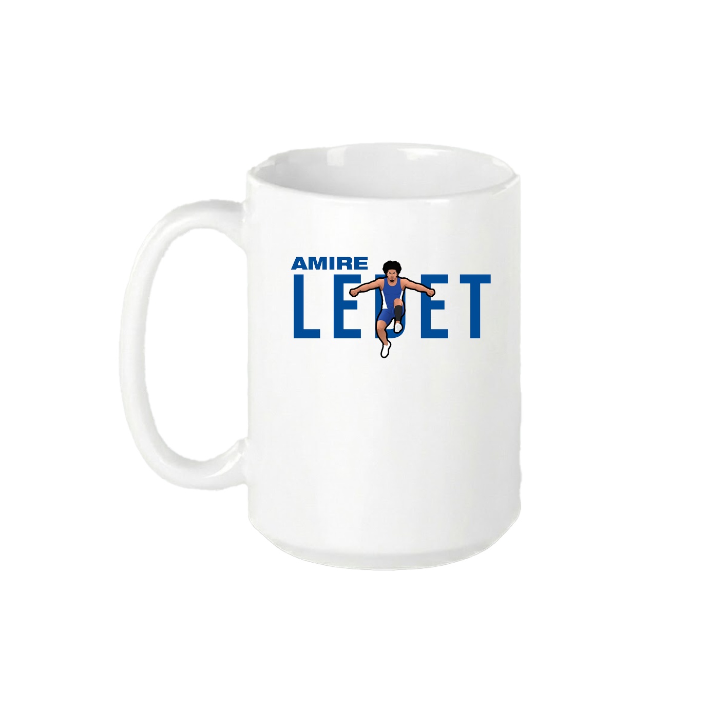 15oz Coffee Mug — Player Name in White