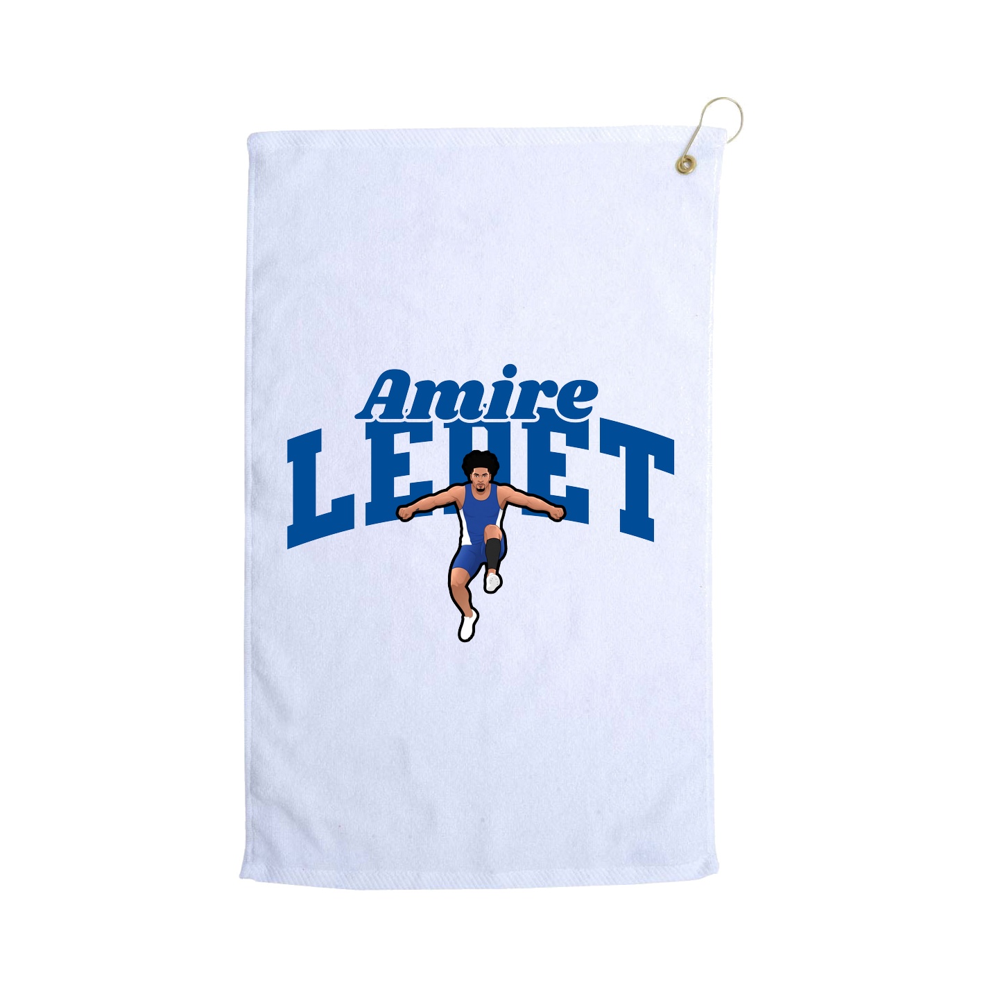 Golf Towel — Signature Arch in White