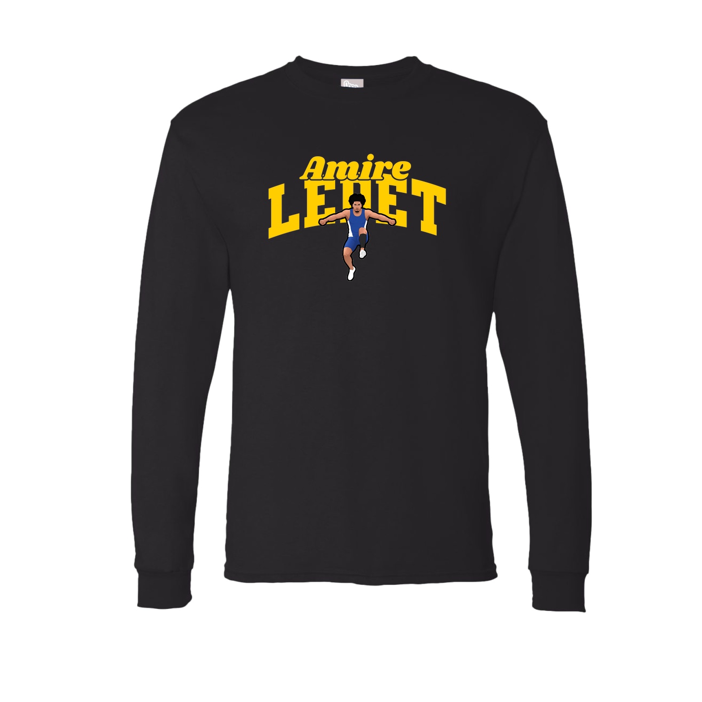 Long Sleeve Tee — Signature Arch in Black