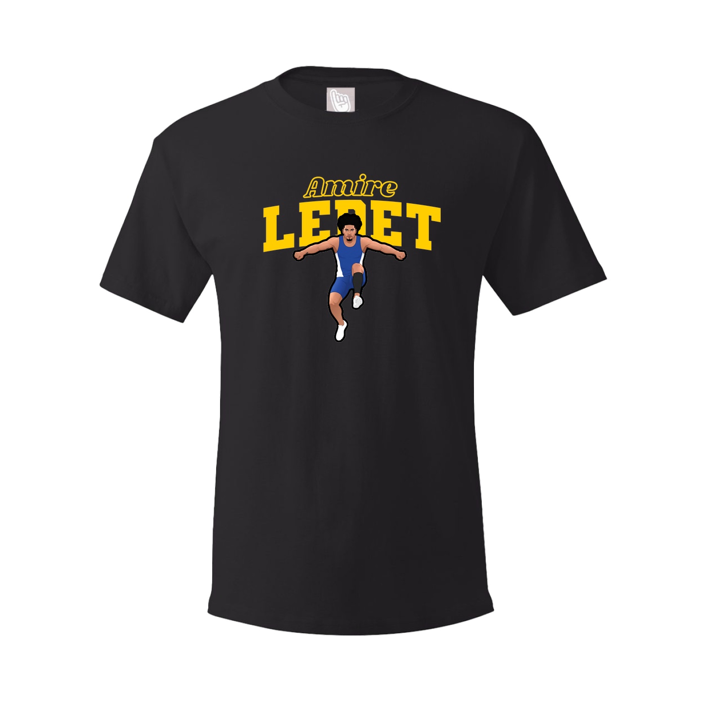 Youth Tee — Name Arch in Black