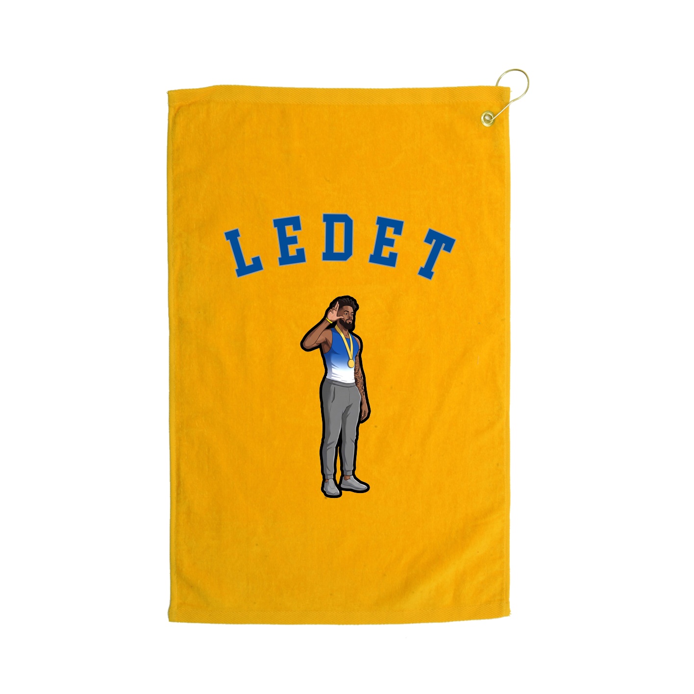 Golf Towel — Shirsey Arch in Gold
