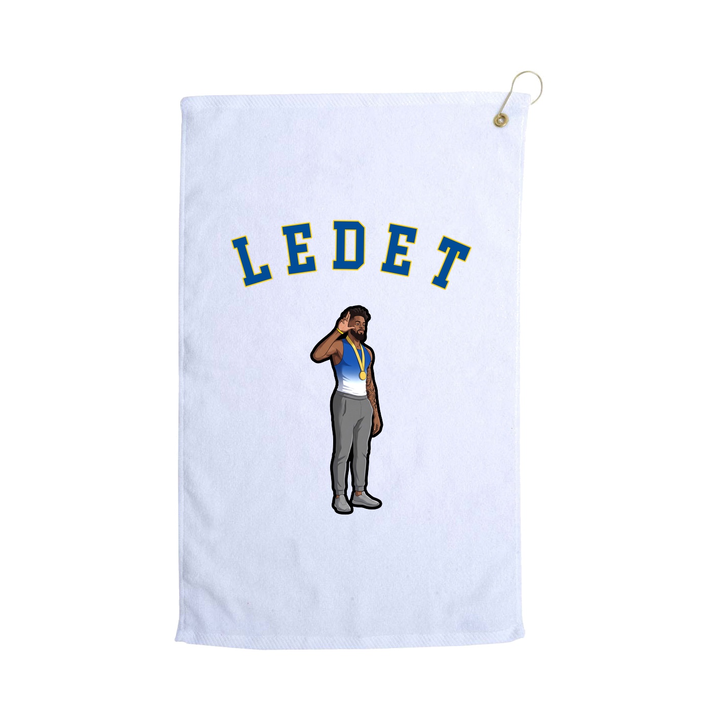 Golf Towel — Shirsey Arch in White