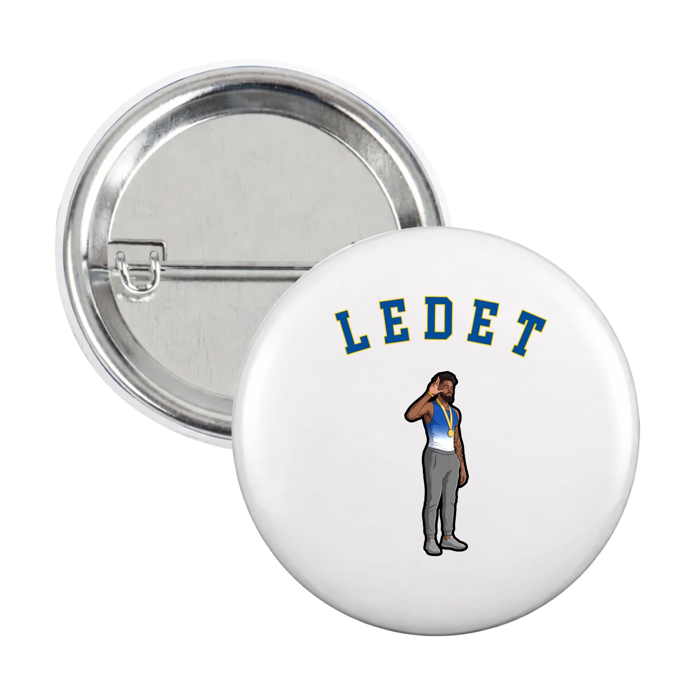 Game Day Button — Shirsey Arch in White