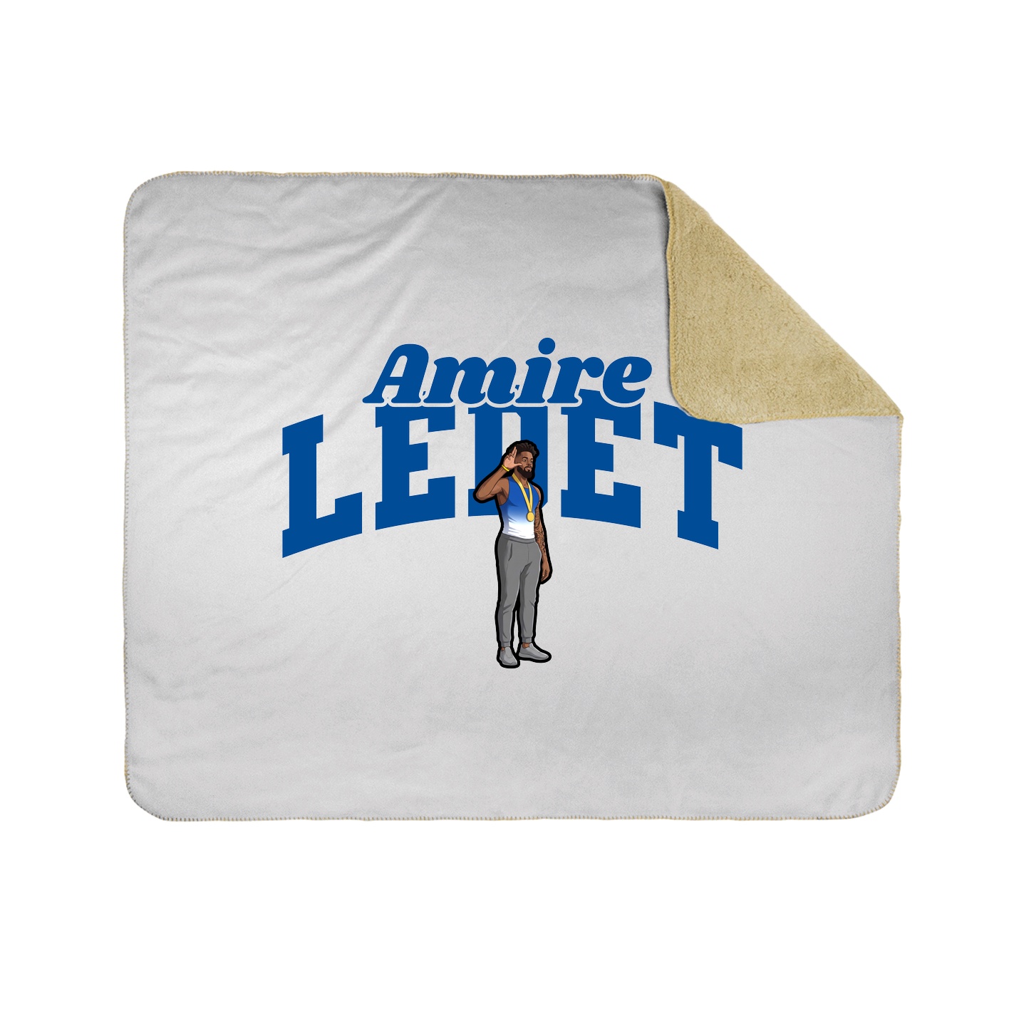 Throw Blanket — Signature Arch in White