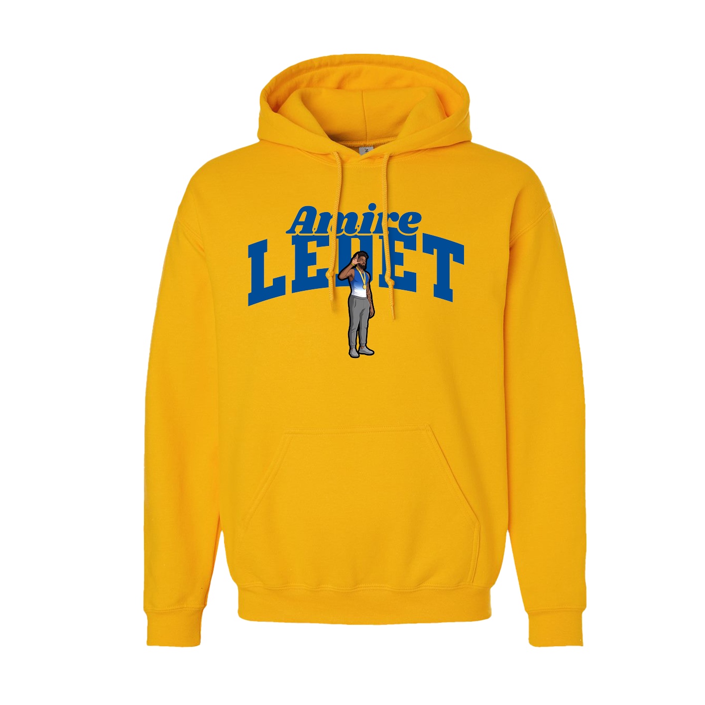 Hoodie — Signature Arch in Gold
