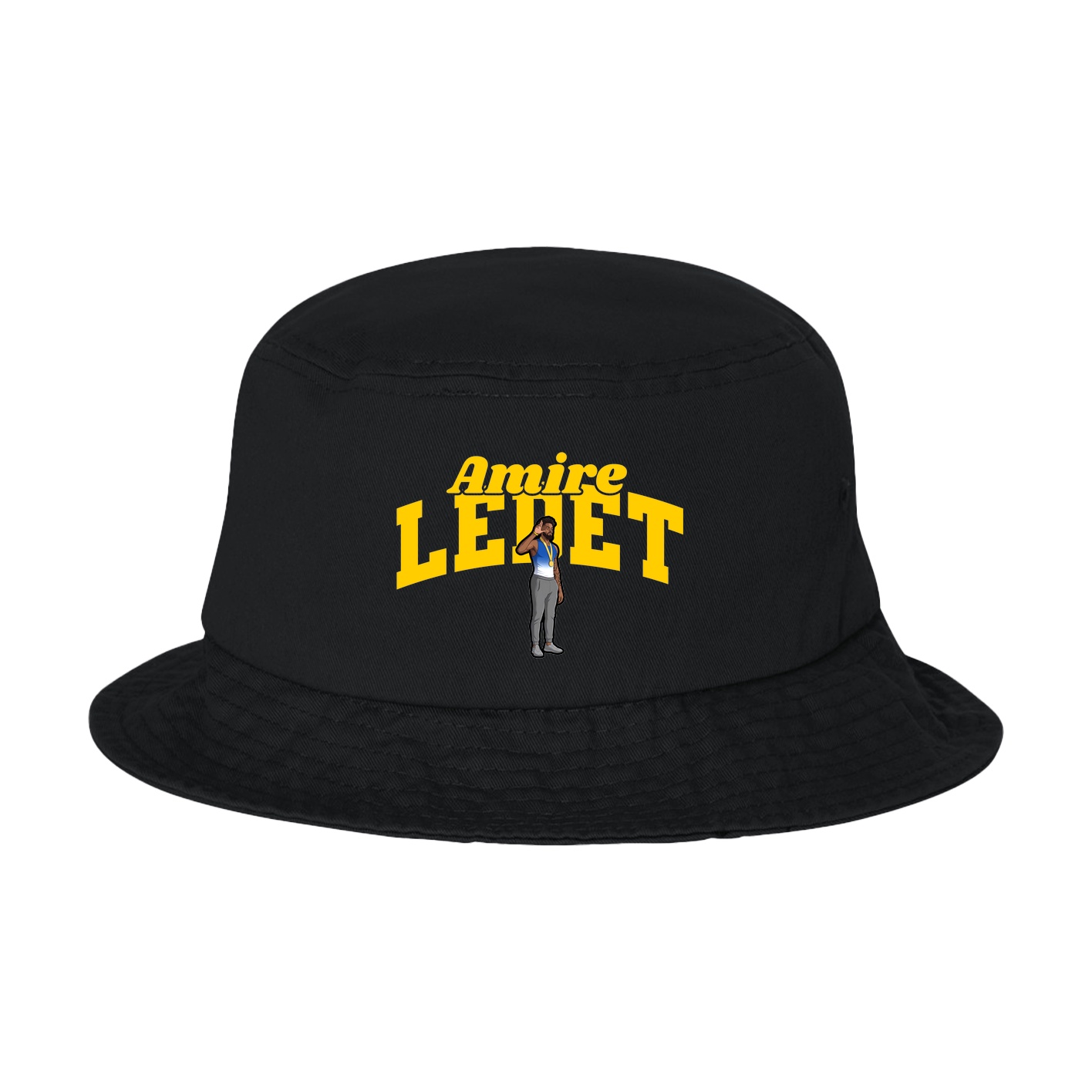 Bucket Cap — Signature Arch in Black