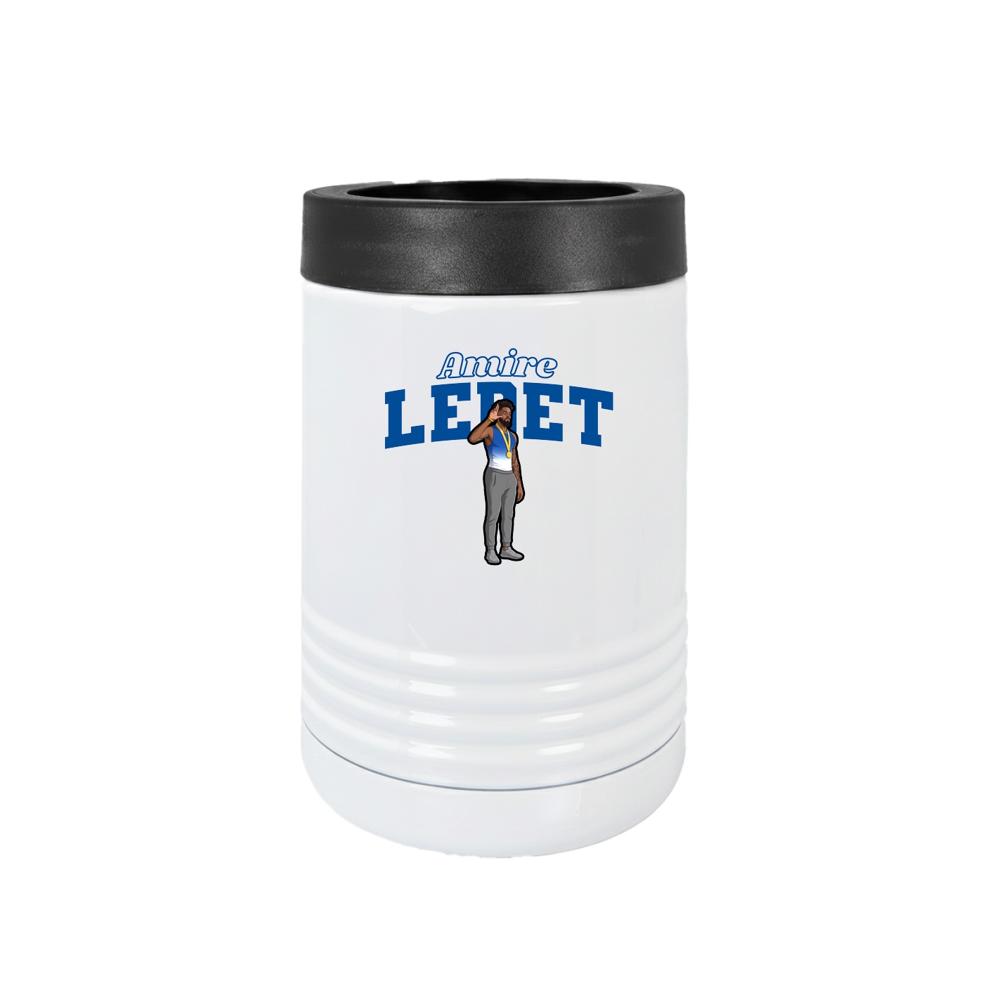 Beverage Holder — Name Arch in White