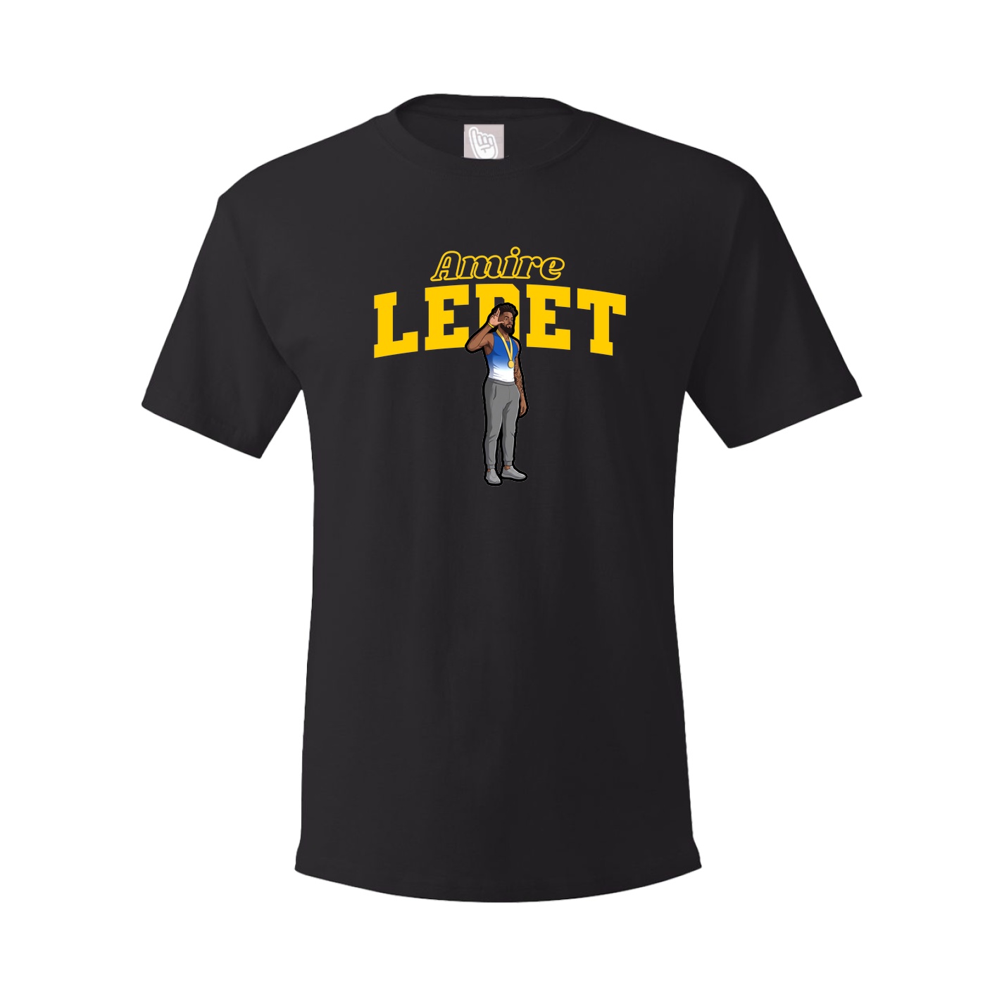 Youth Tee — Name Arch in Black