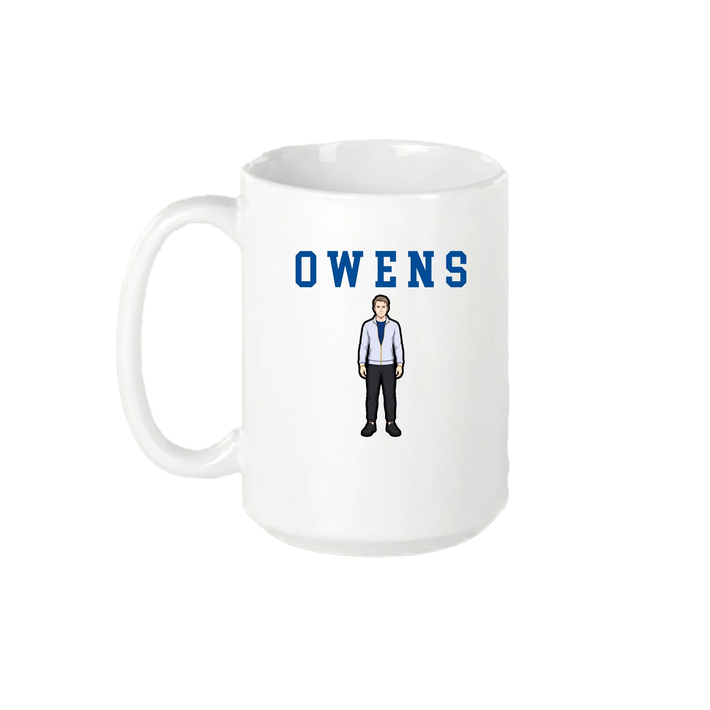 15oz Coffee Mug — Shirsey in White