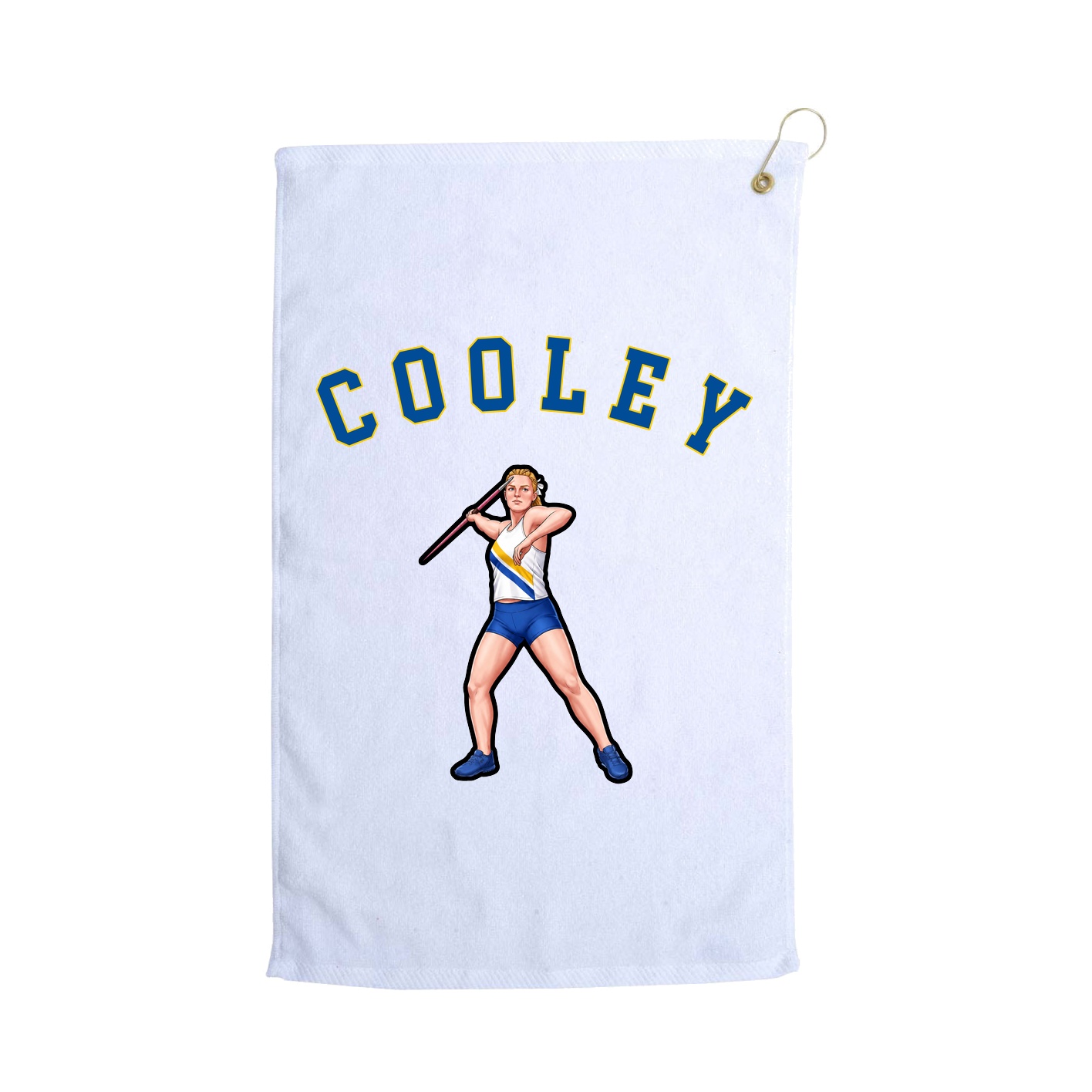 Golf Towel — Shirsey Arch in White