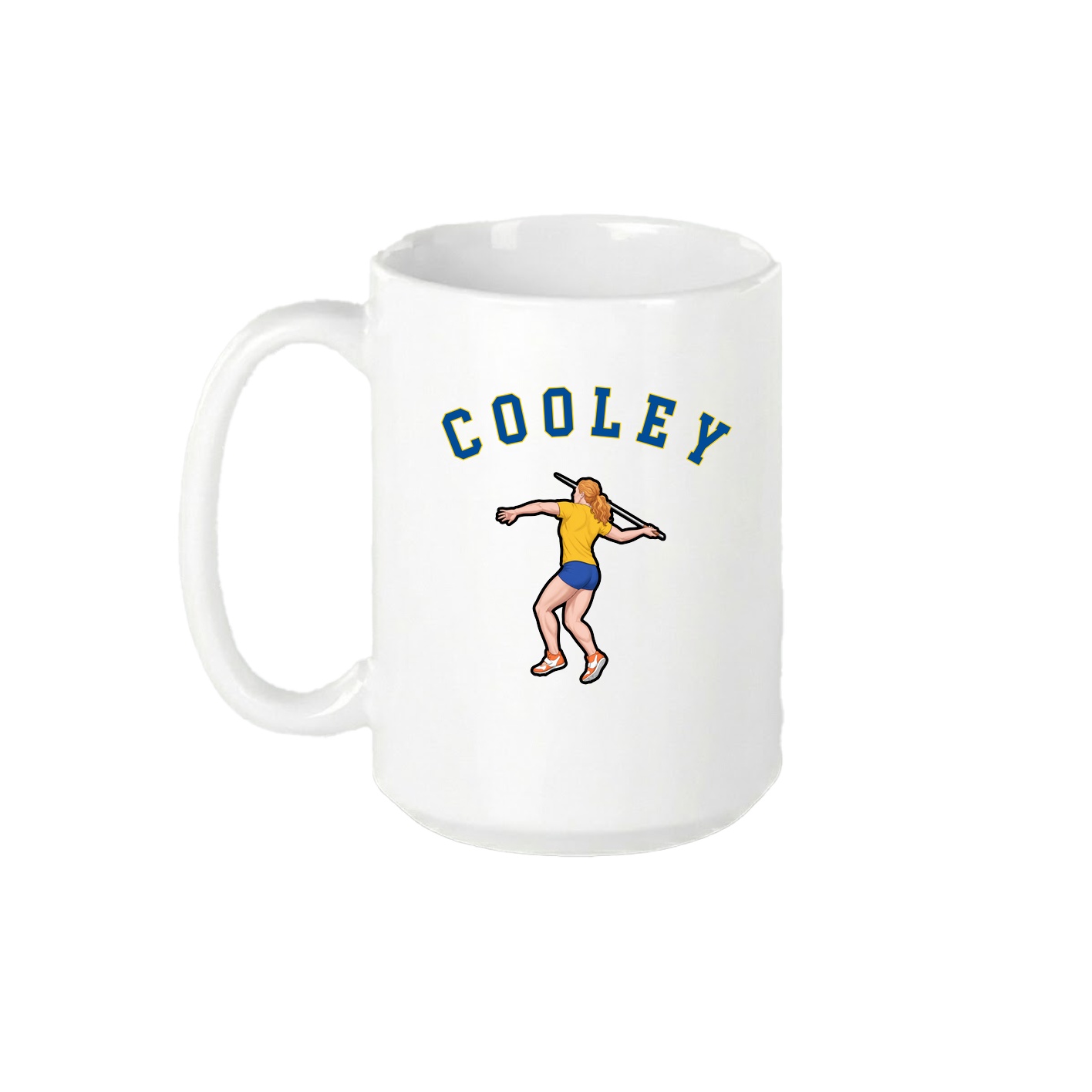 15oz Coffee Mug — Shirsey Arch in White