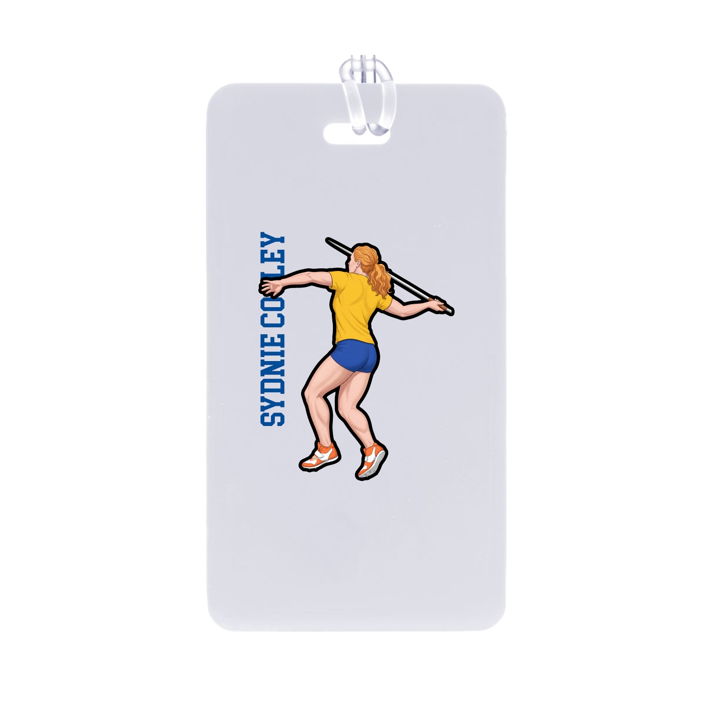 Bag Tag — Name Vertical in Classic