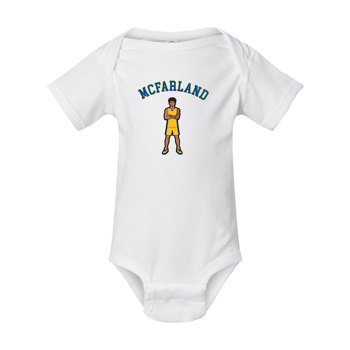 Baby Onesie — Shirsey Arch in White