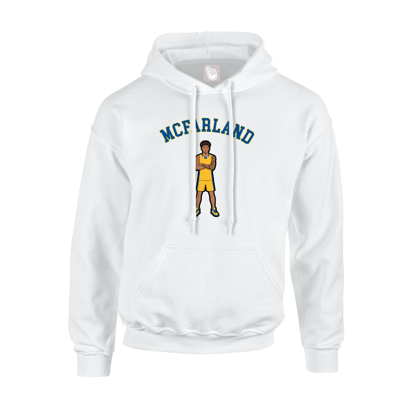 Hoodie — Shirsey Arch in White