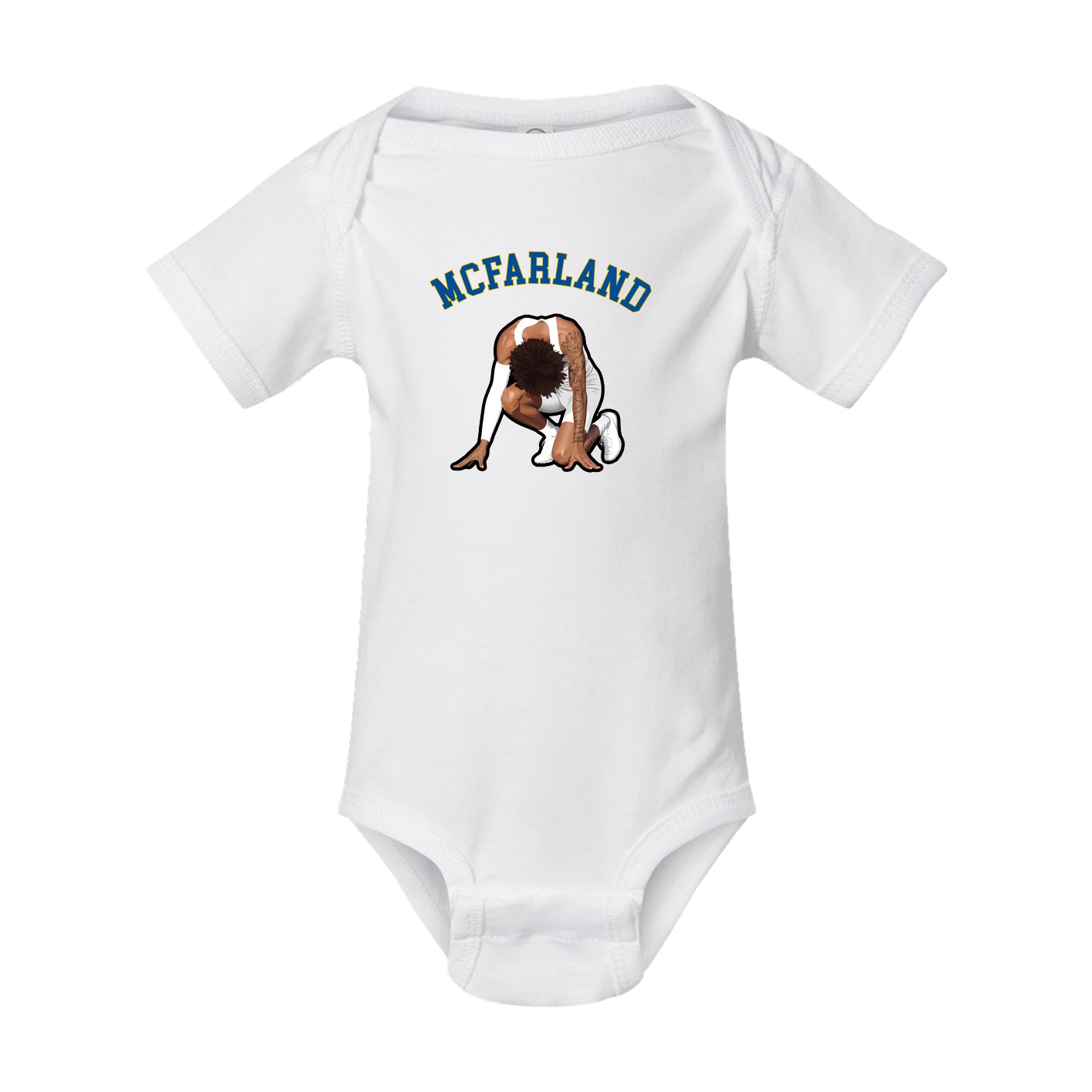Baby Onesie — Shirsey Arch in White