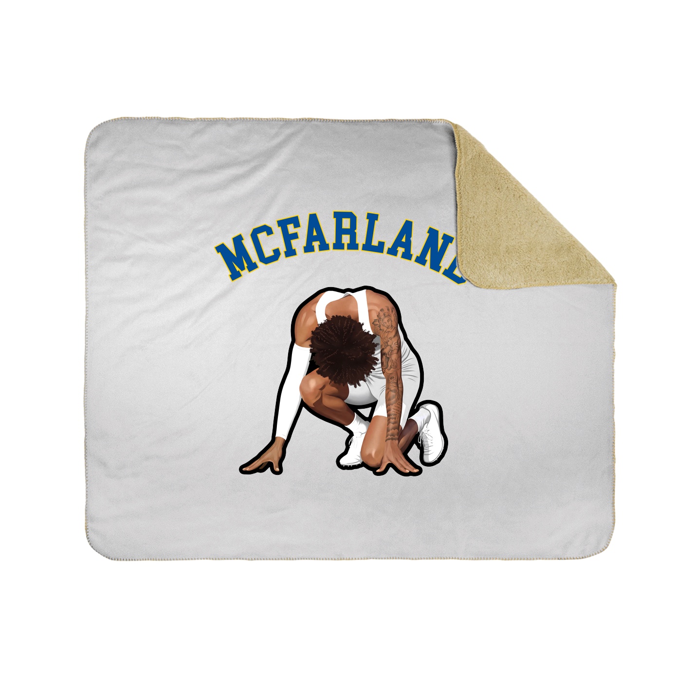 Throw Blanket — Shirsey Arch in White