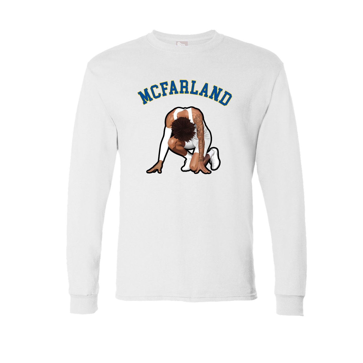 Long Sleeve Tee — Shirsey Arch in White
