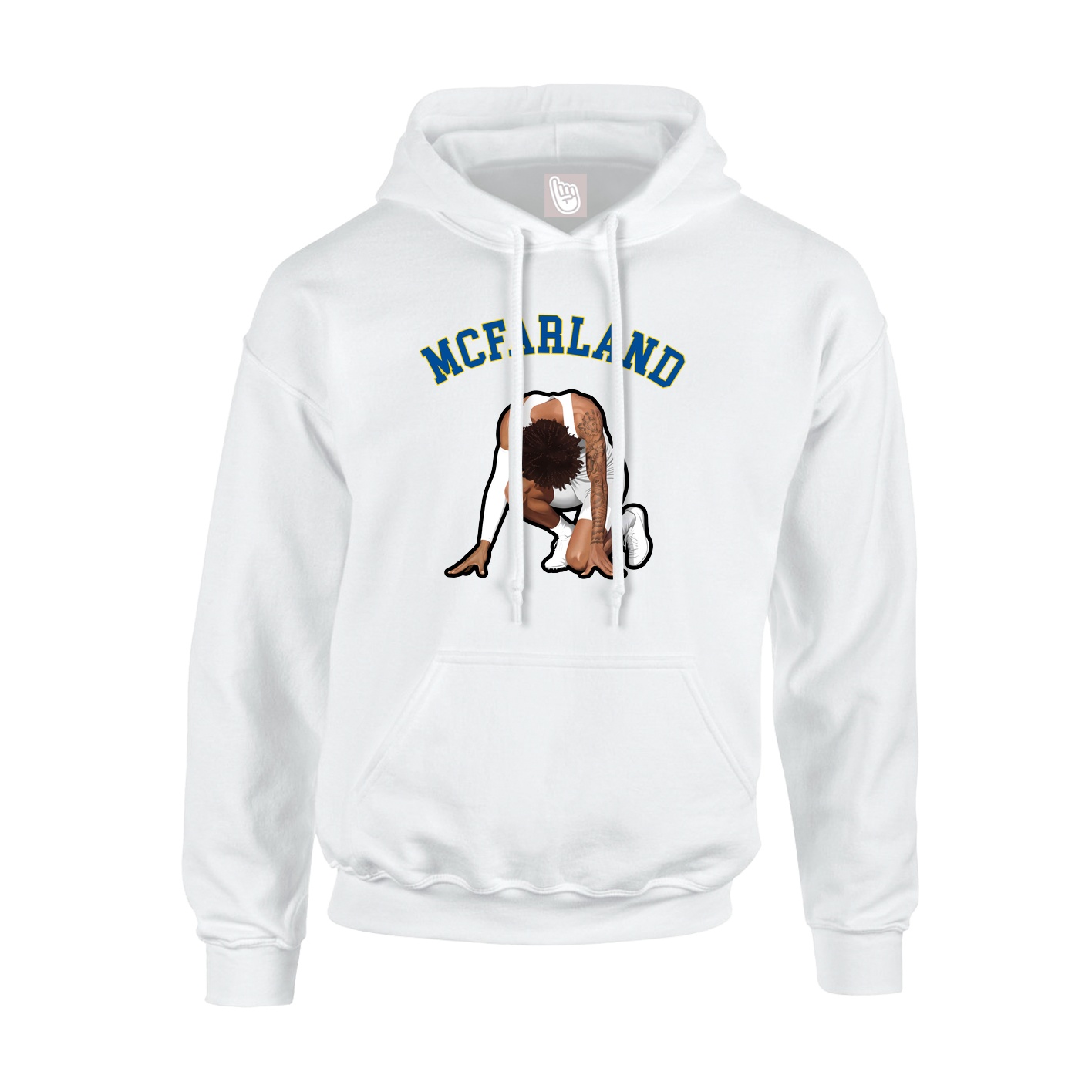 Hoodie — Shirsey Arch in White