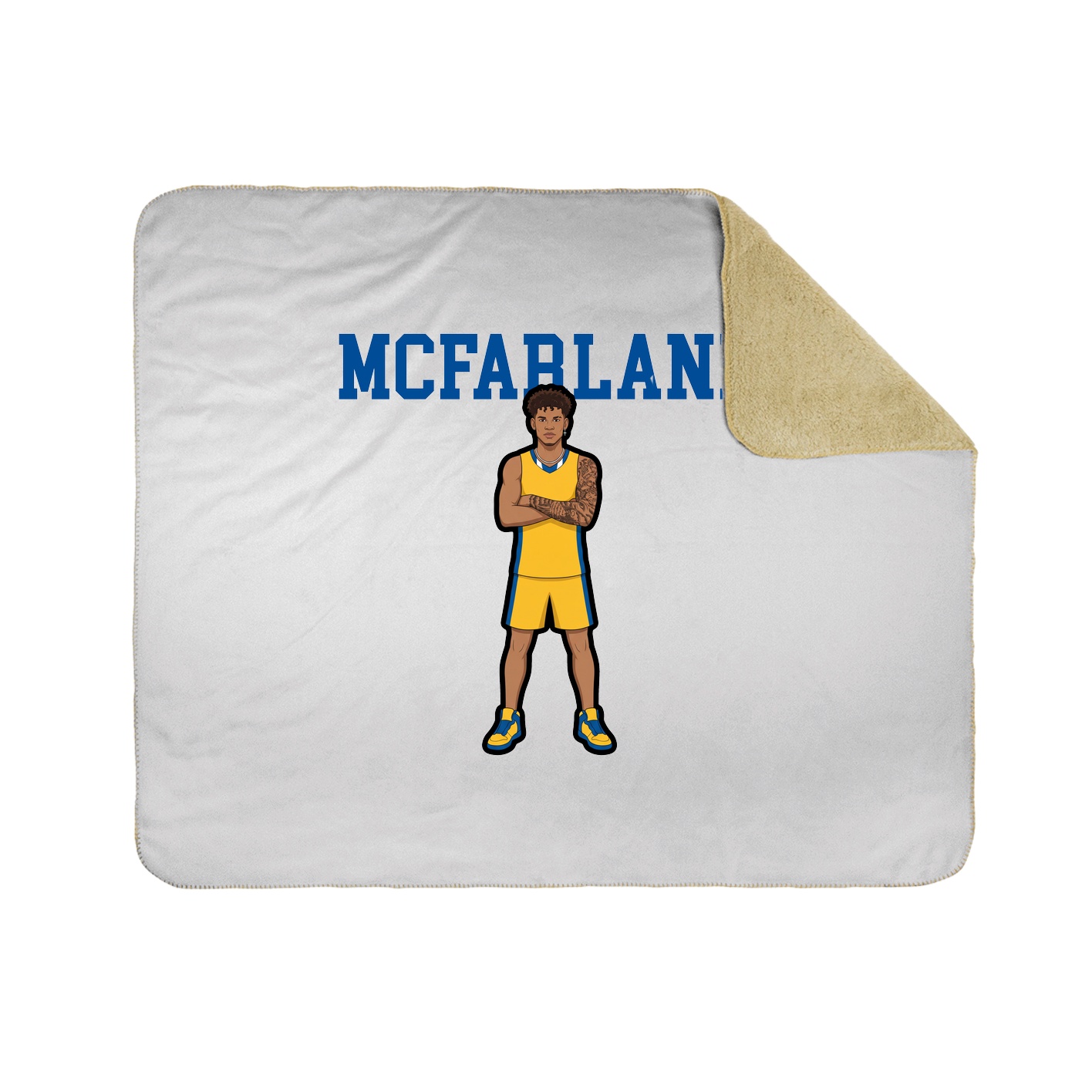 Throw Blanket — Shirsey in White