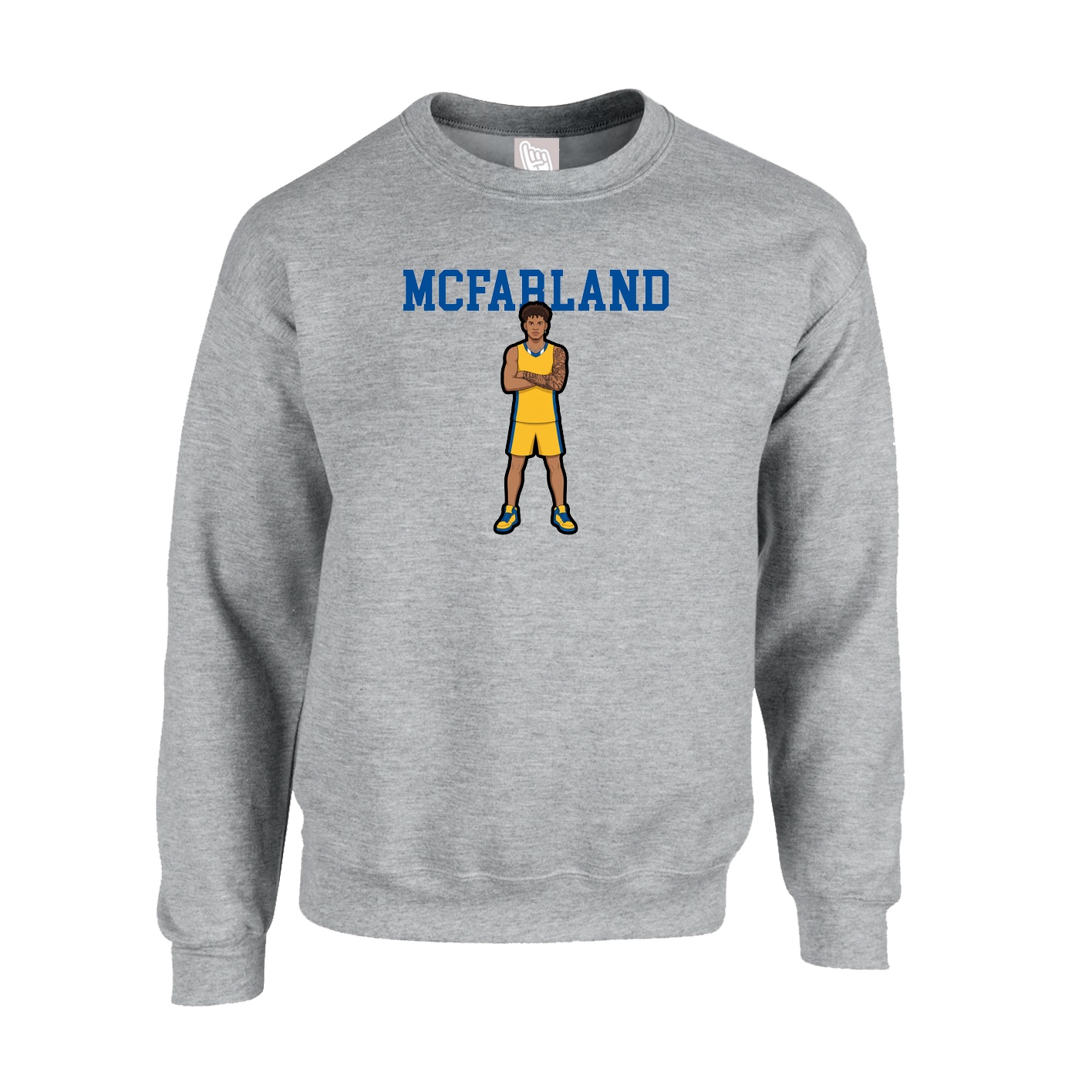 Fleece Crew — Shirsey in Grey