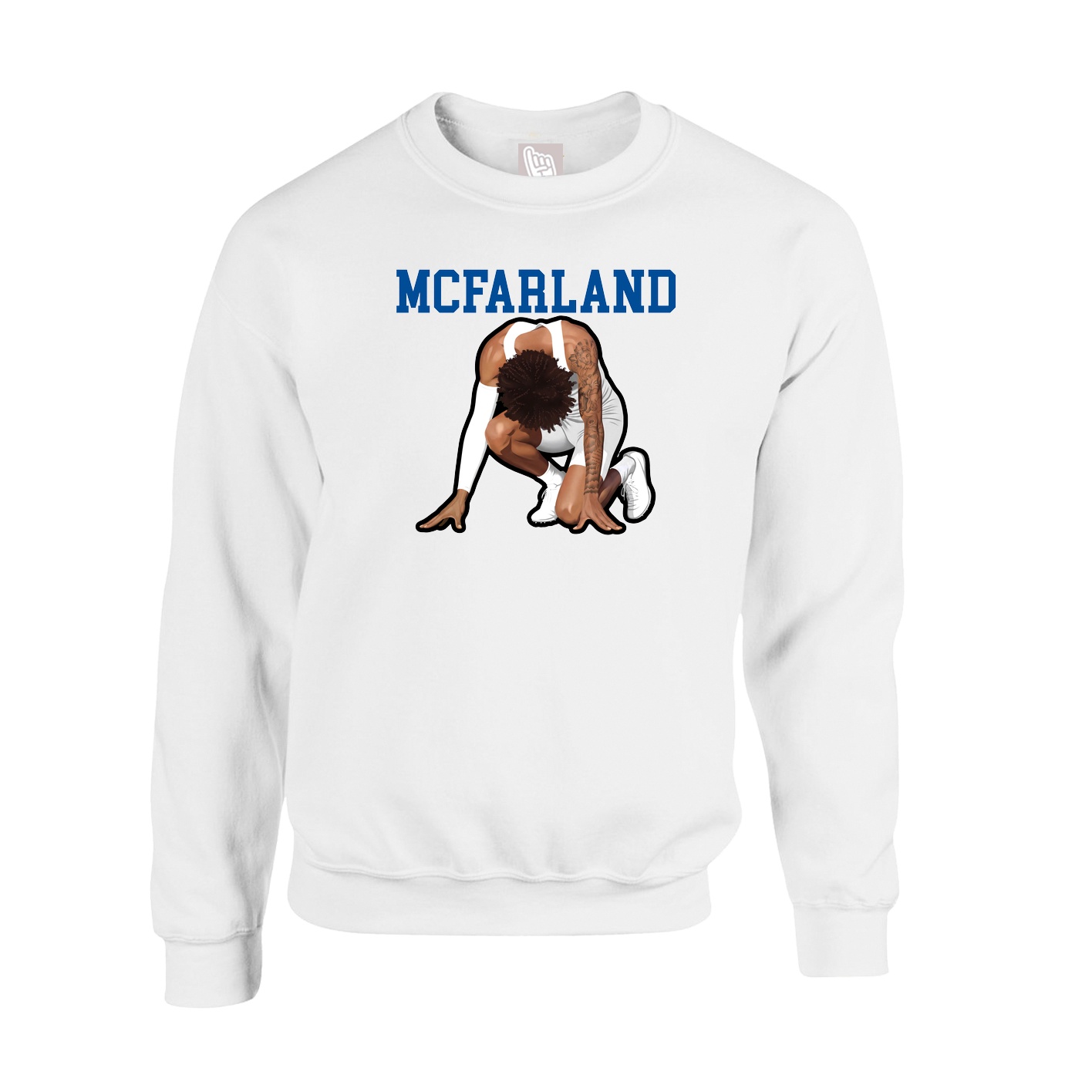 Fleece Crew — Shirsey in White