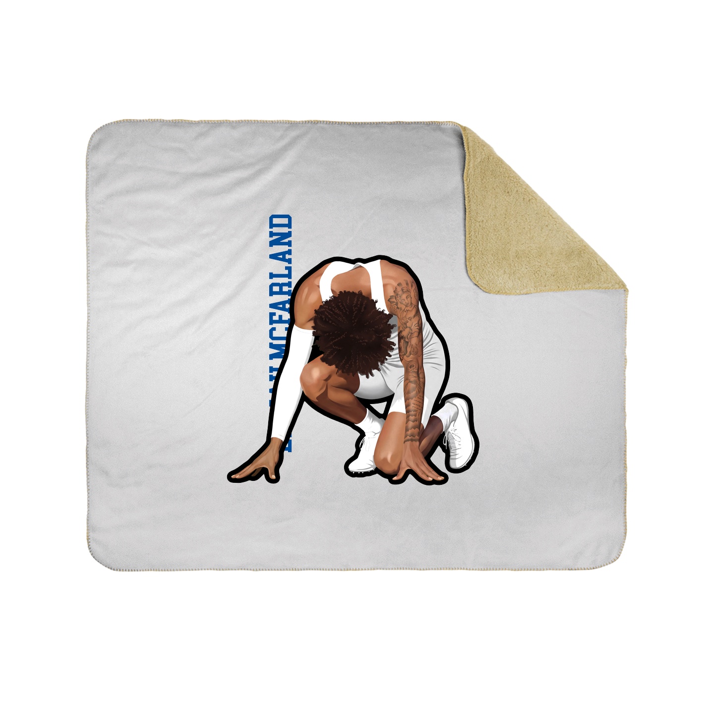 50x60 Sherpa Lined Throw Blanket