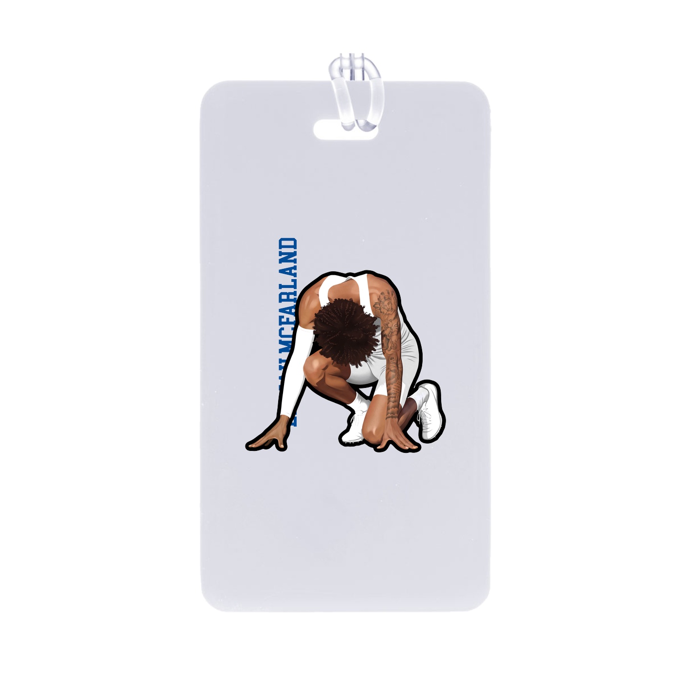 Bag Tag — Name Vertical in Classic