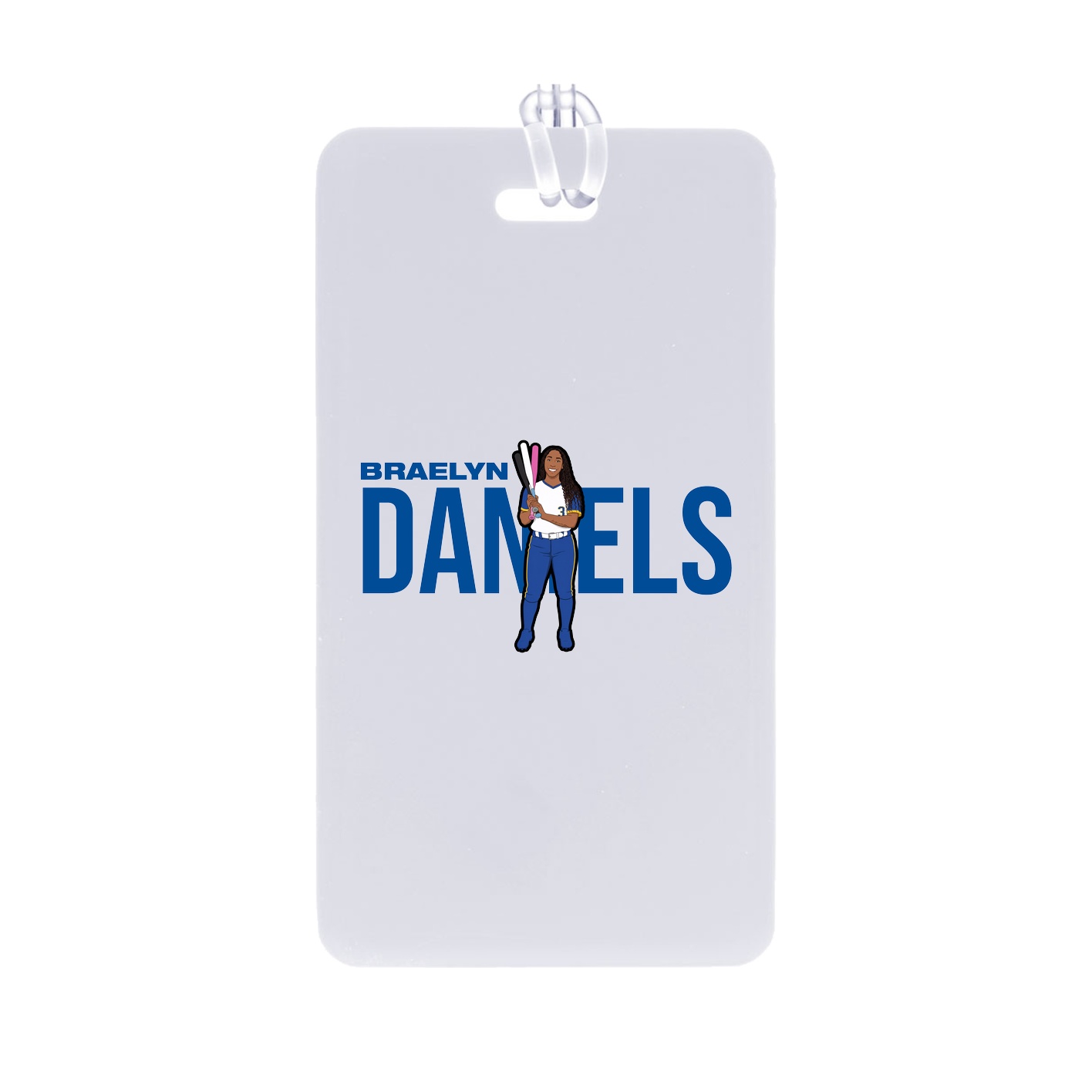 Bag Tag — Player Name in Classic