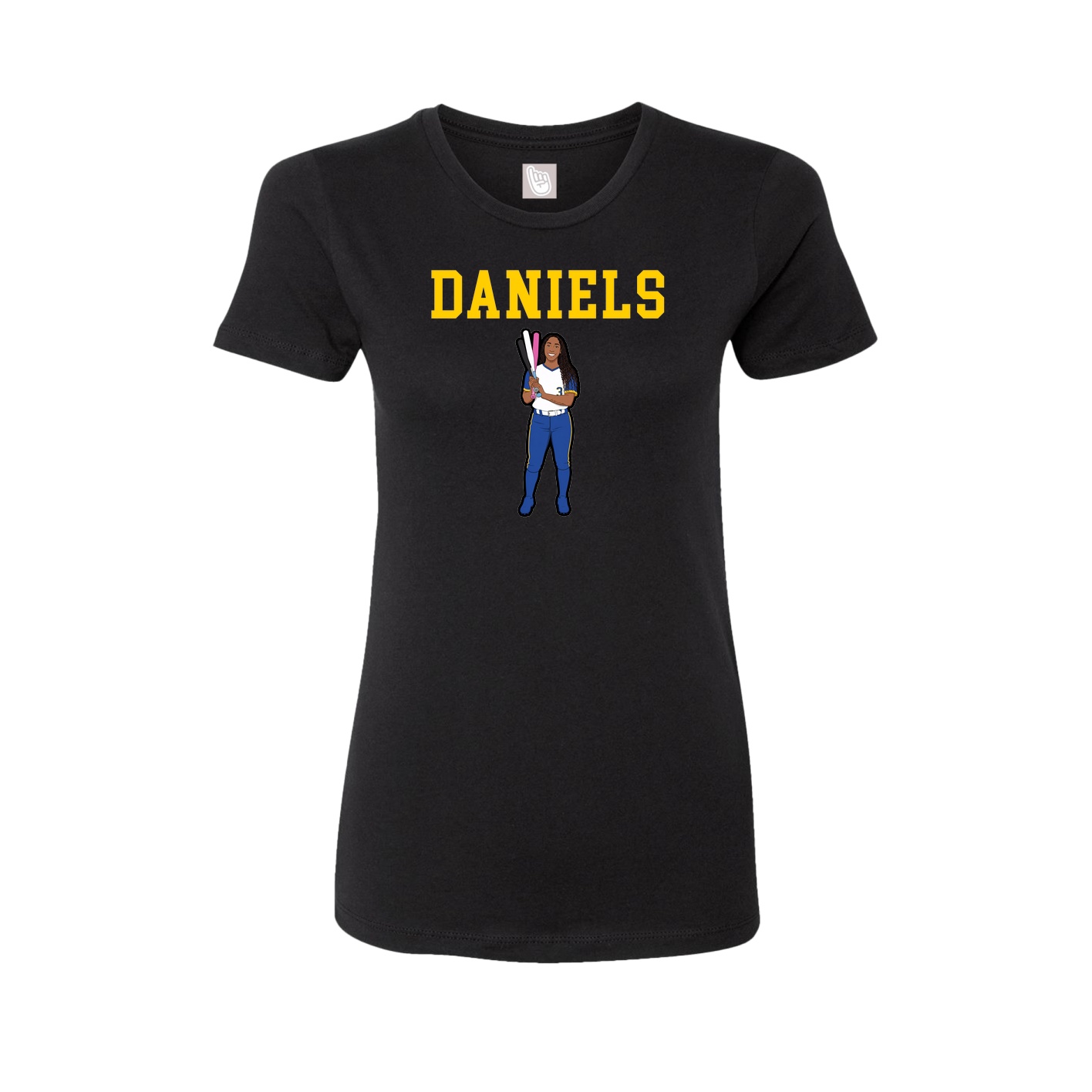 Fitted Women's Tee — Shirsey in Black