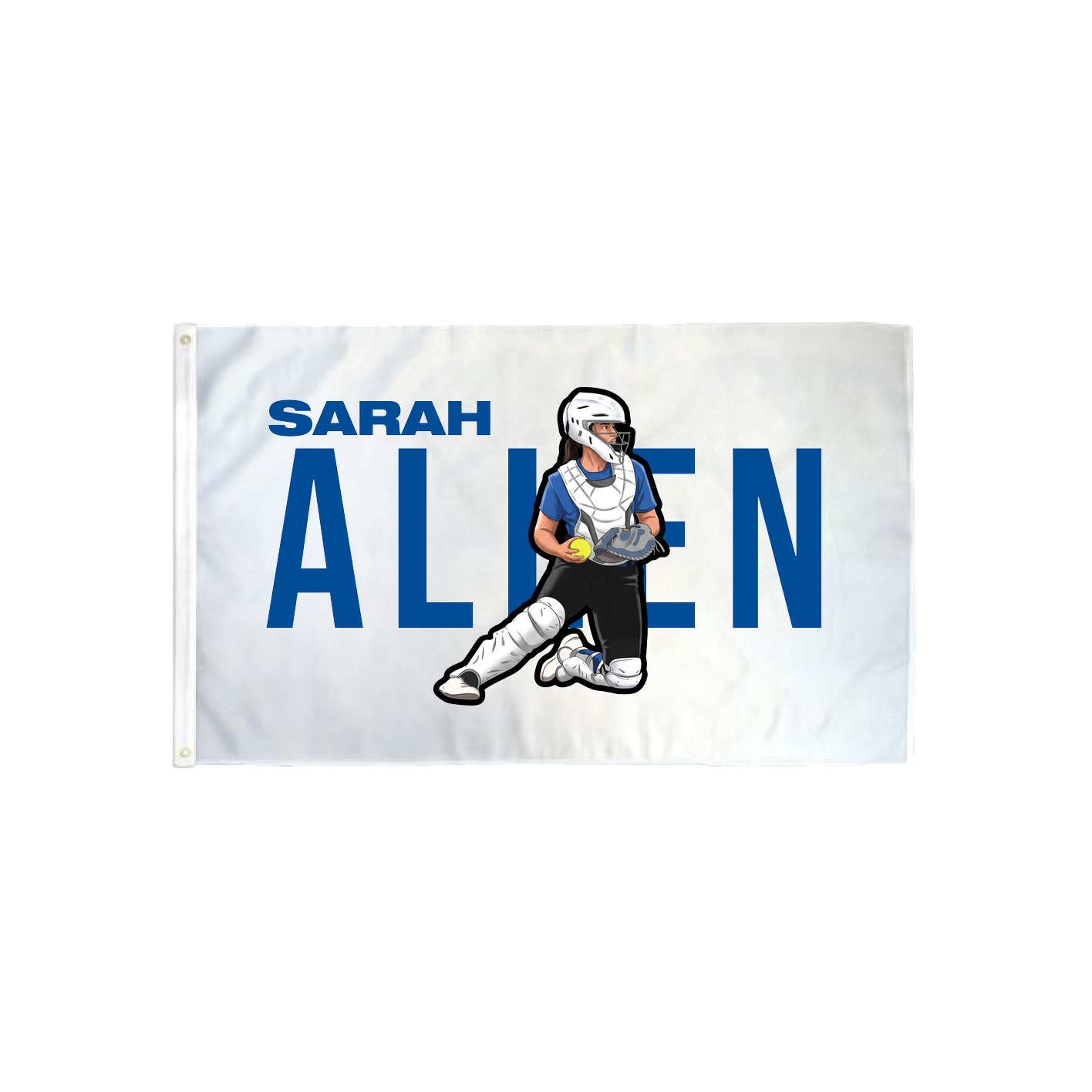 3x5 Flag — Player Name in Classic