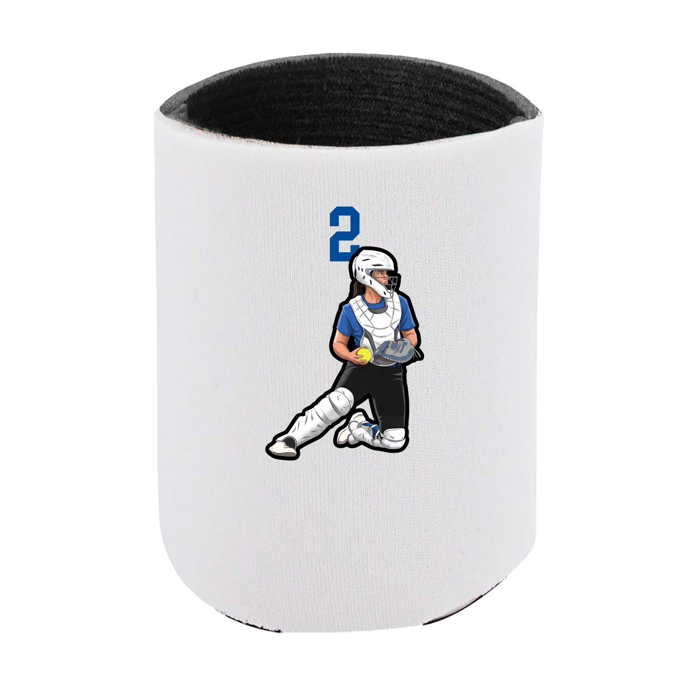 Can Holder — Number Top in White