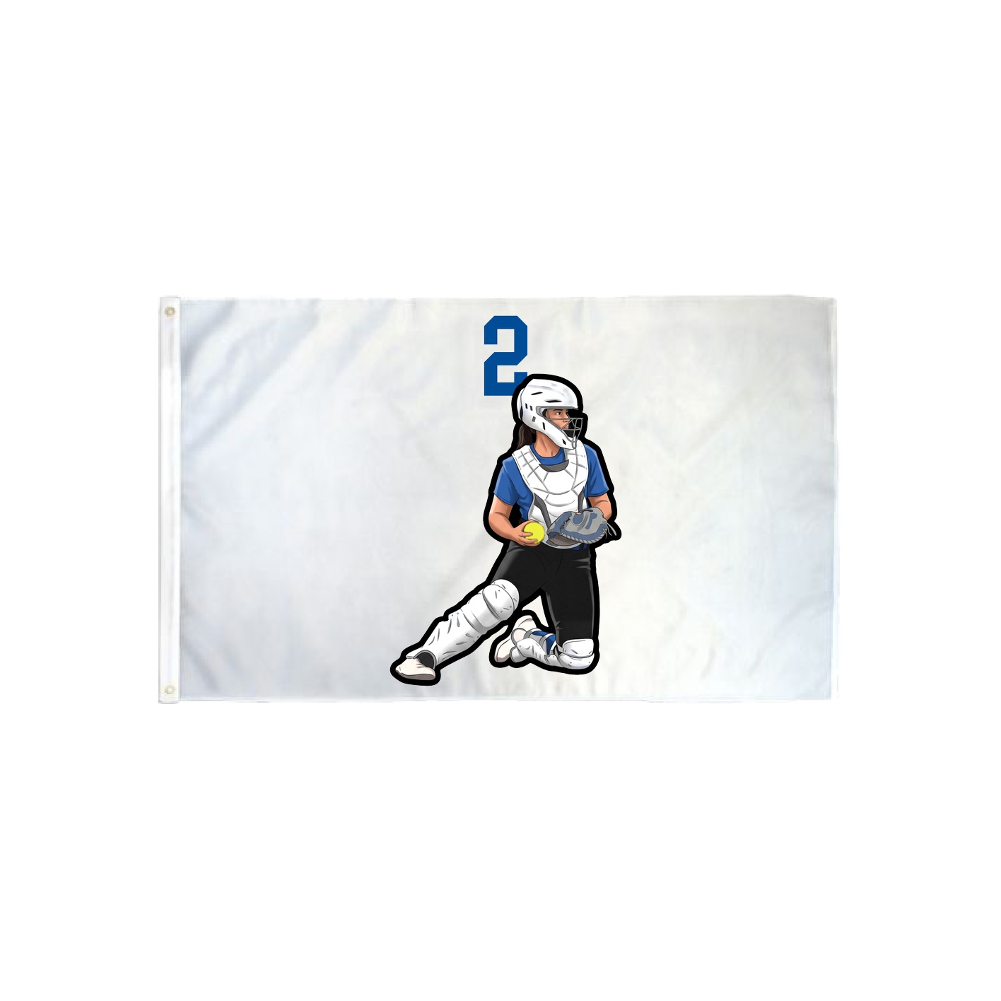 3x5 Flag — Number Top in Classic