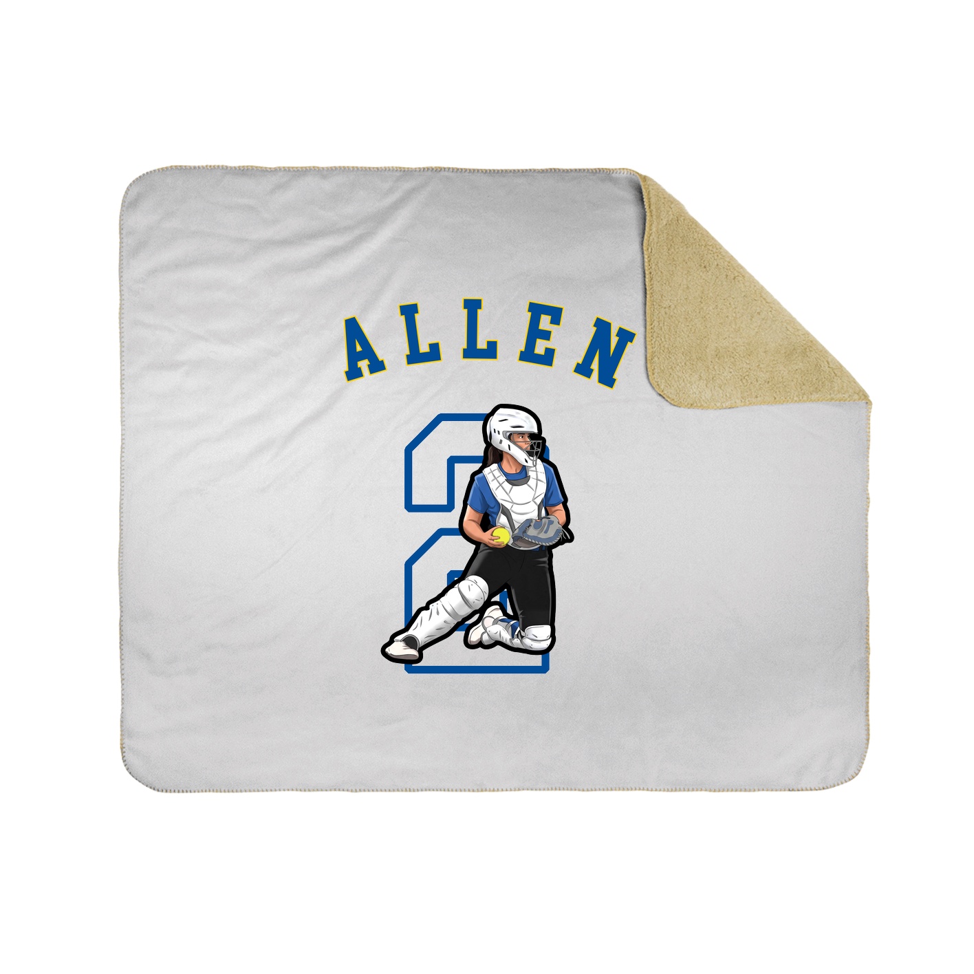 Throw Blanket — Shirsey Arch in White