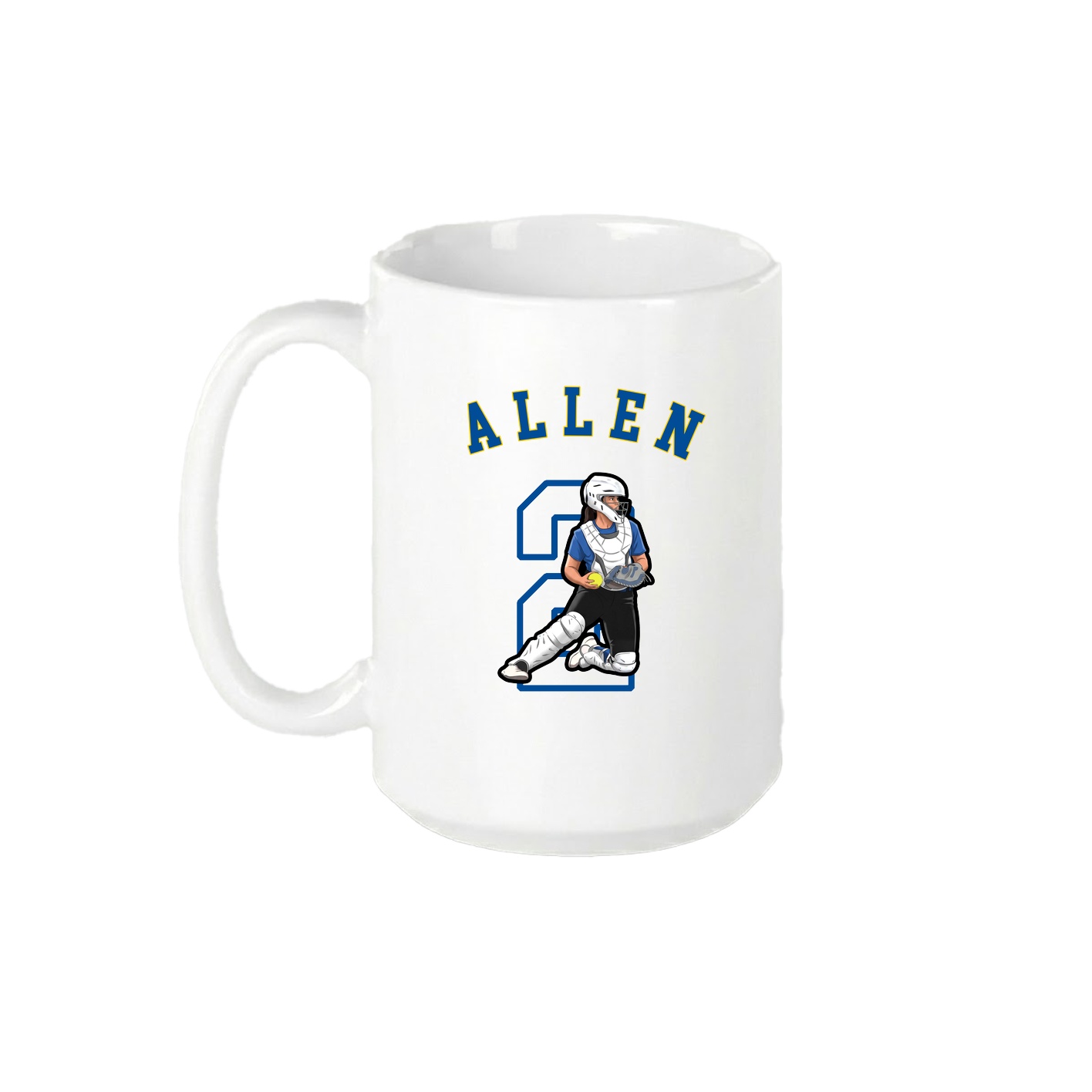 15oz Coffee Mug — Shirsey Arch in White