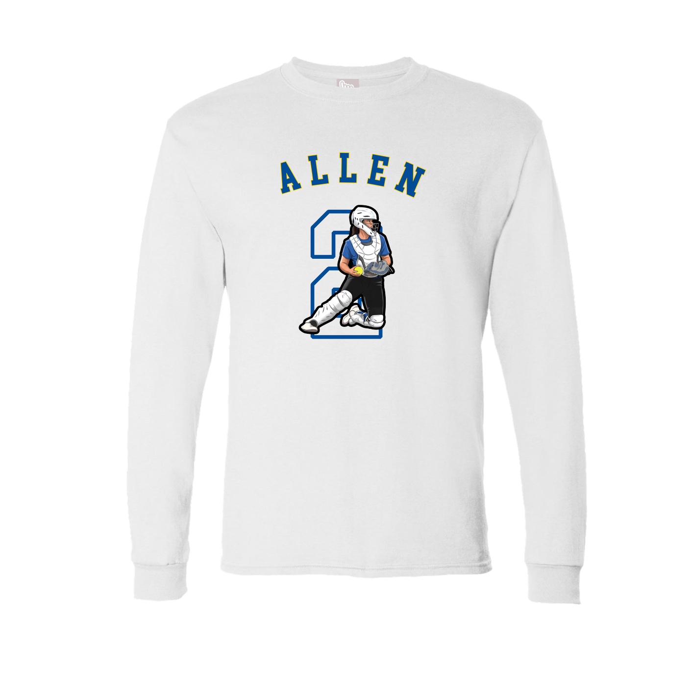 Long Sleeve Tee — Shirsey Arch in White