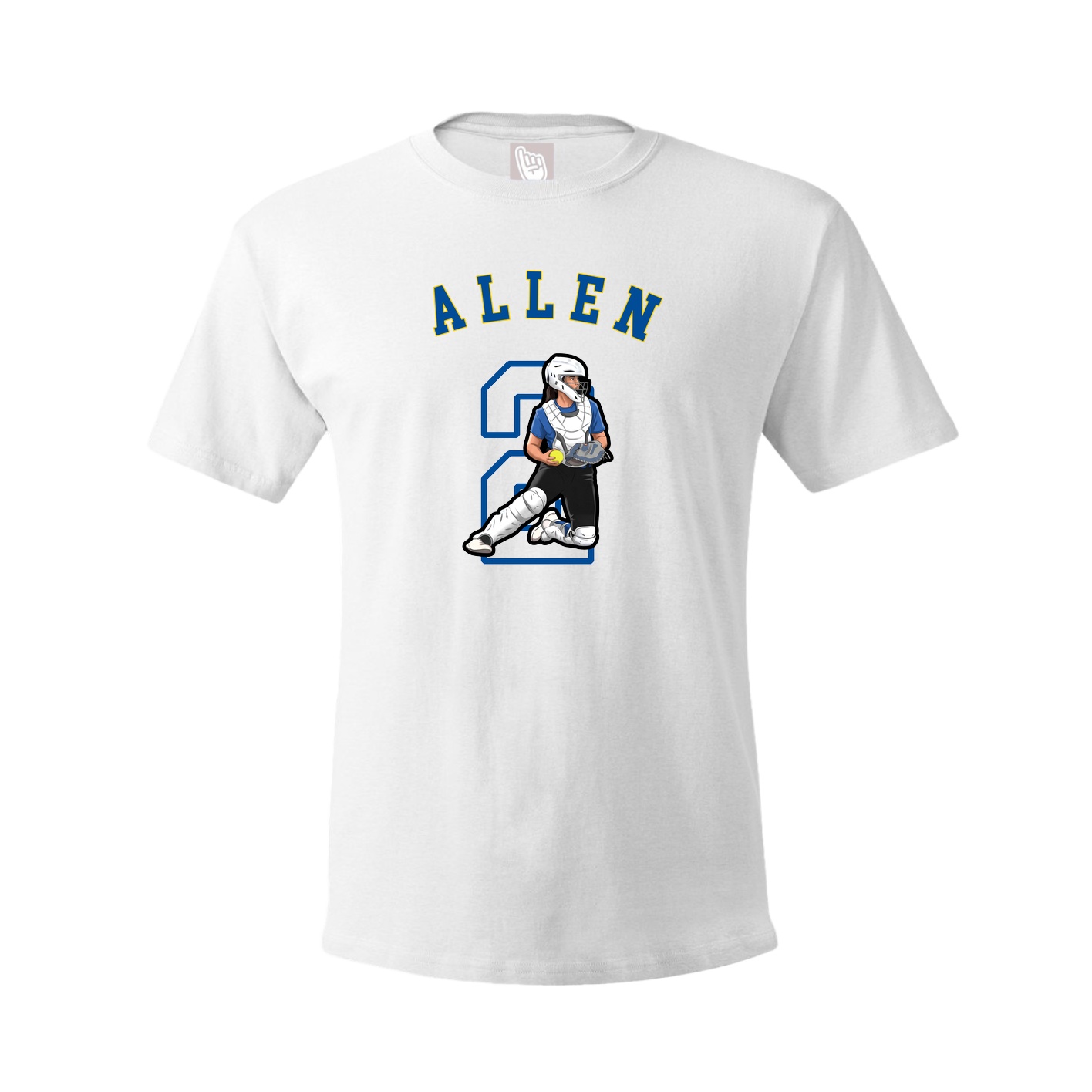 Youth Tee — Shirsey Arch in White