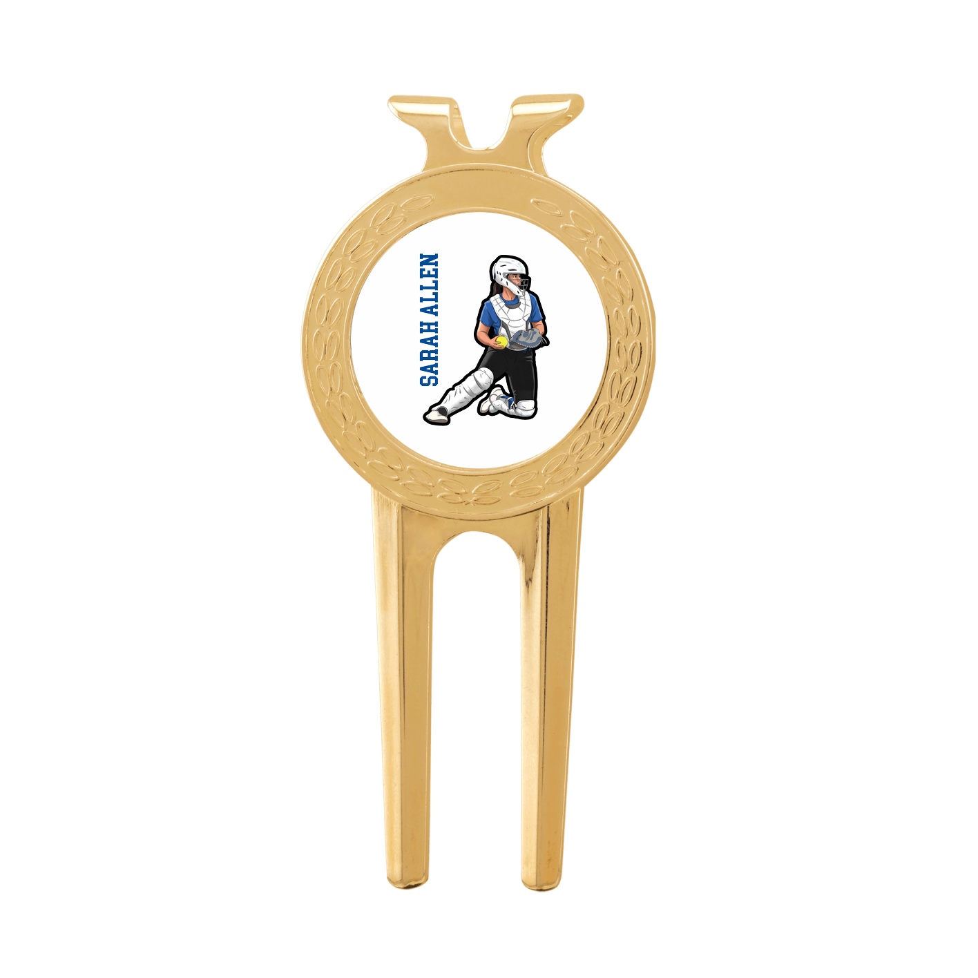 Divot Tool with Ball Marker — Name Vertical in Classic